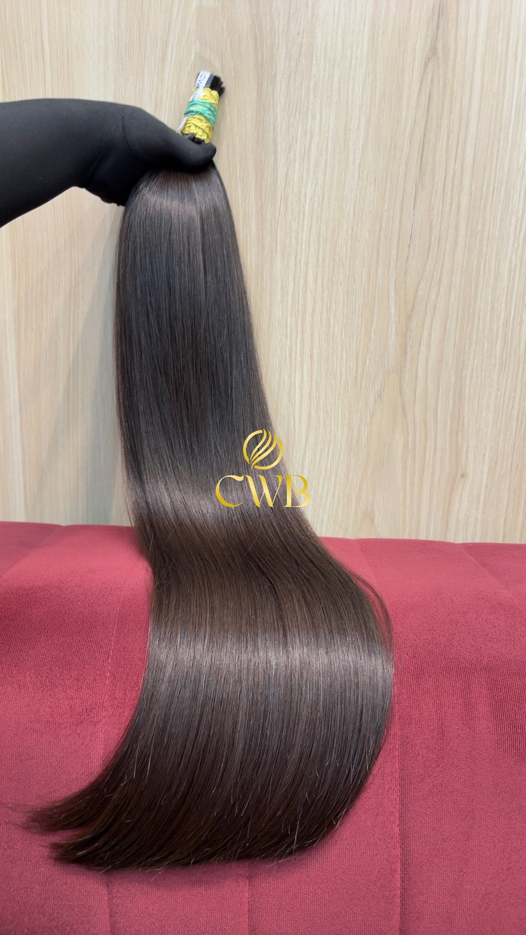 Cabelo Castanho Natural Médio 75cm 155g Brasileiro do Sul