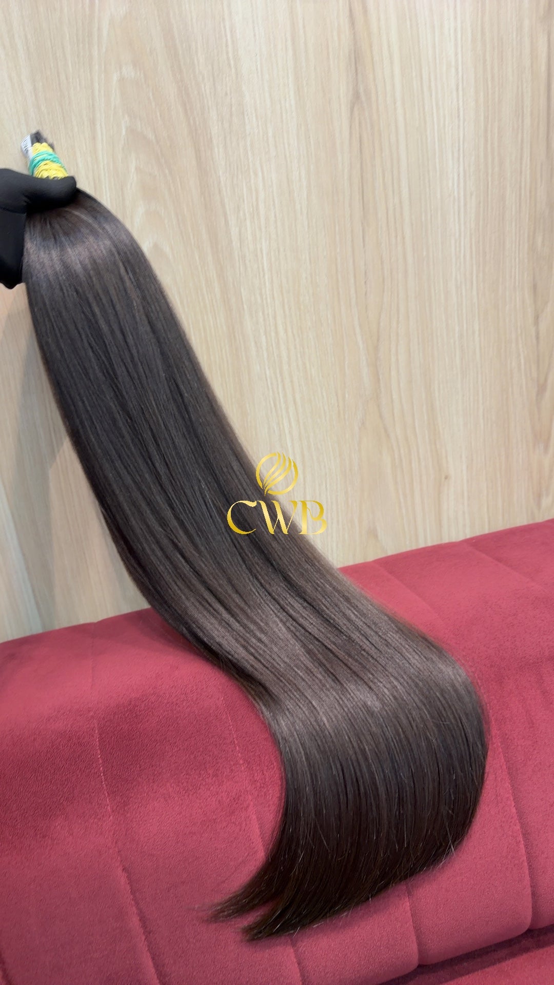 Cabelo Castanho Natural Médio 75cm 155g Brasileiro do Sul