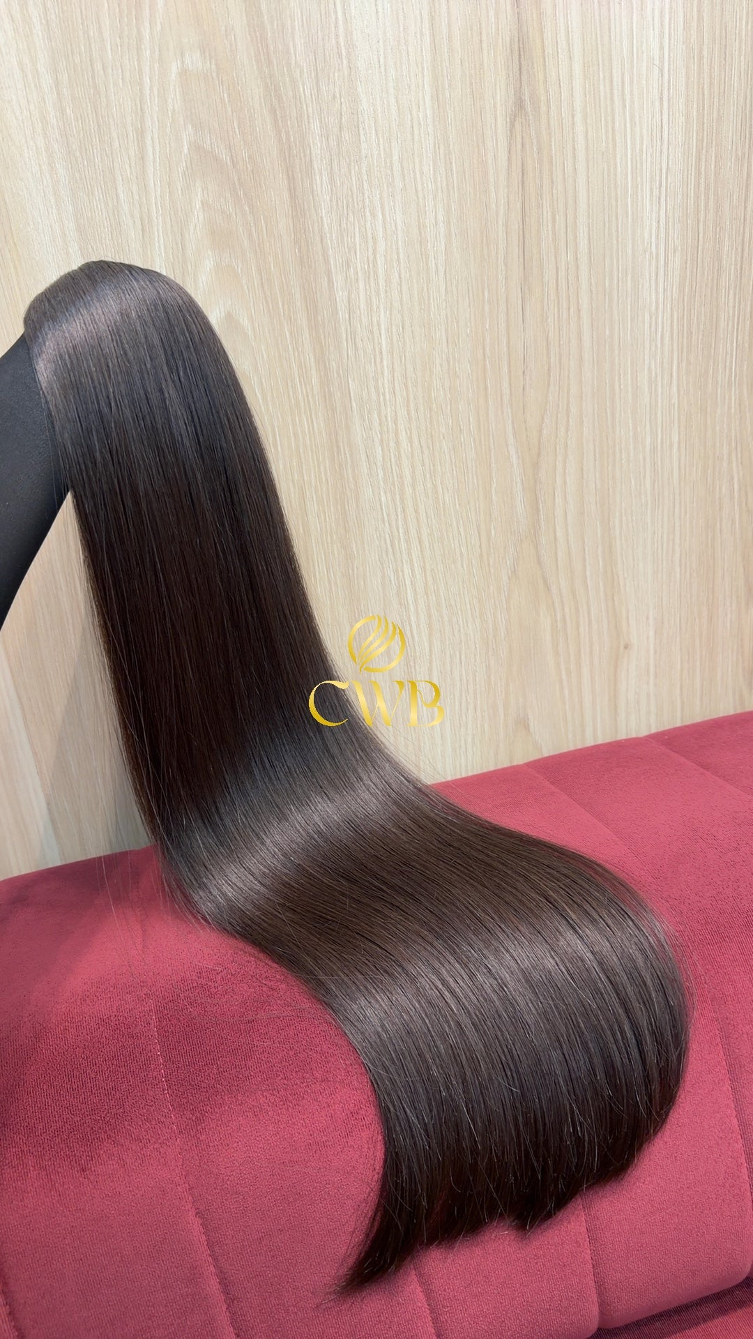 Cabelo Castanho Natural Médio 75cm 155g Brasileiro do Sul