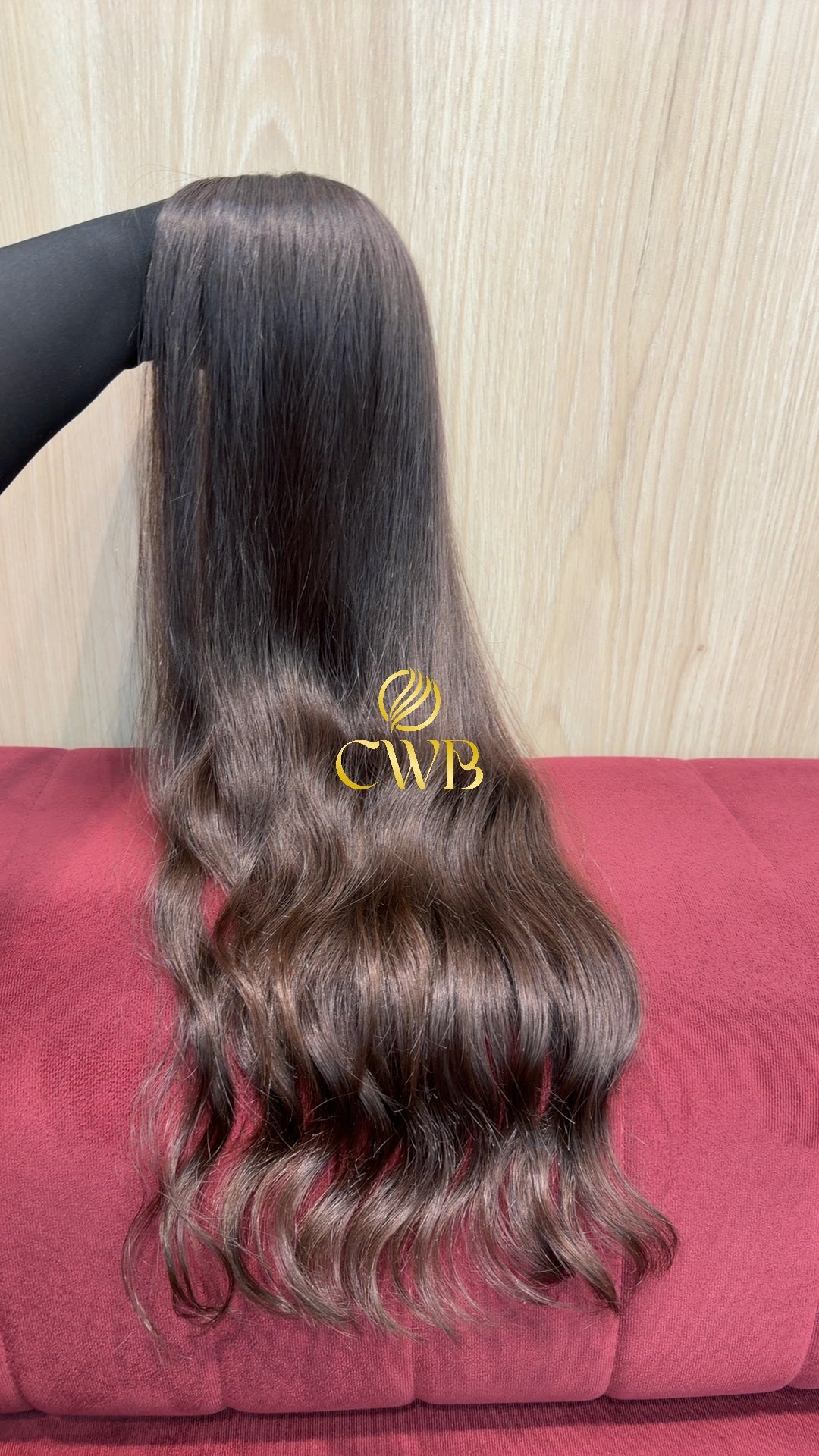 Cabelo Castanho Natural Médio 70cm 149g Brasileiro do Sul