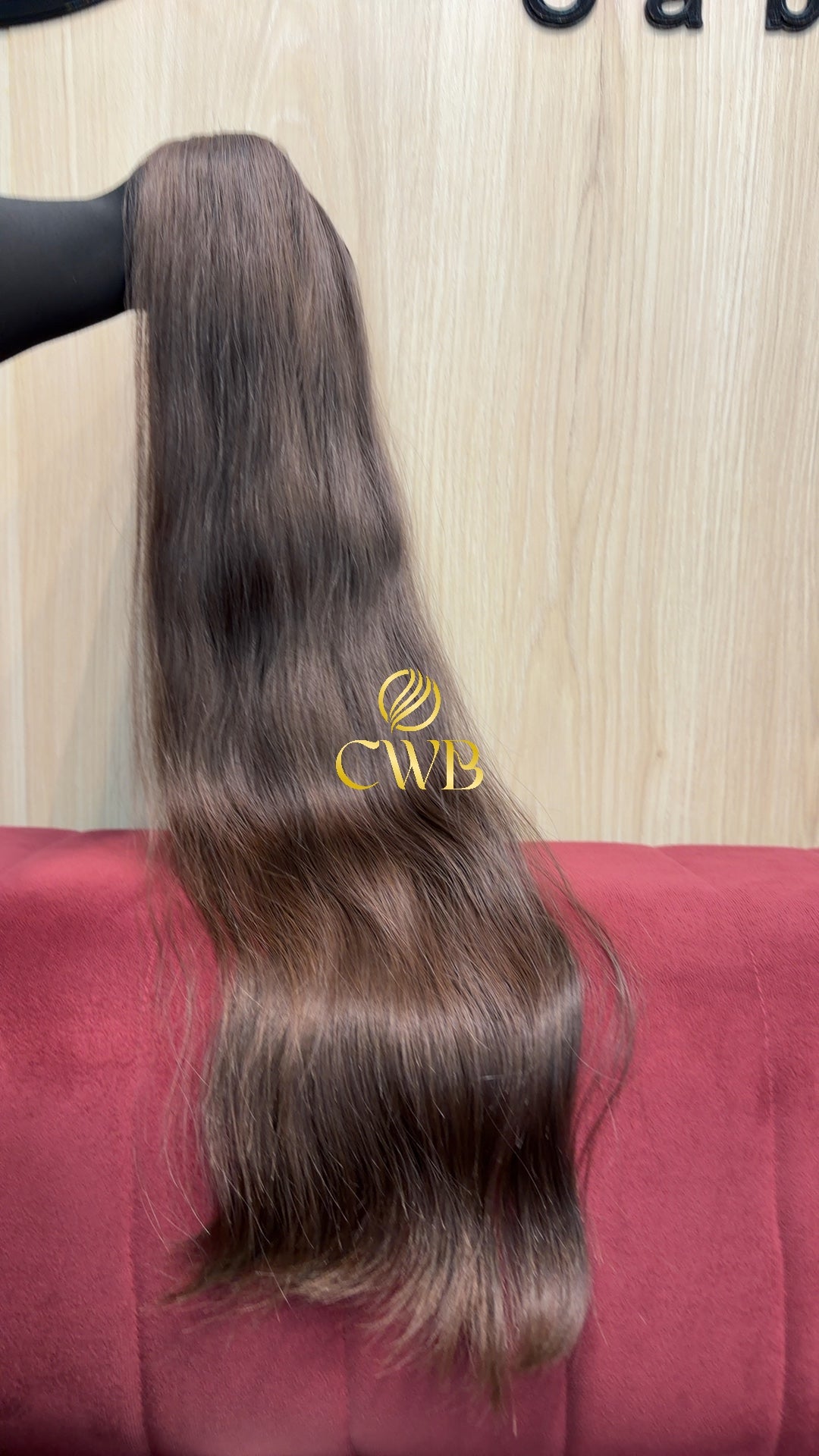 Cabelo Castanho Natural Médio 82cm 145g Brasileiro do Sul