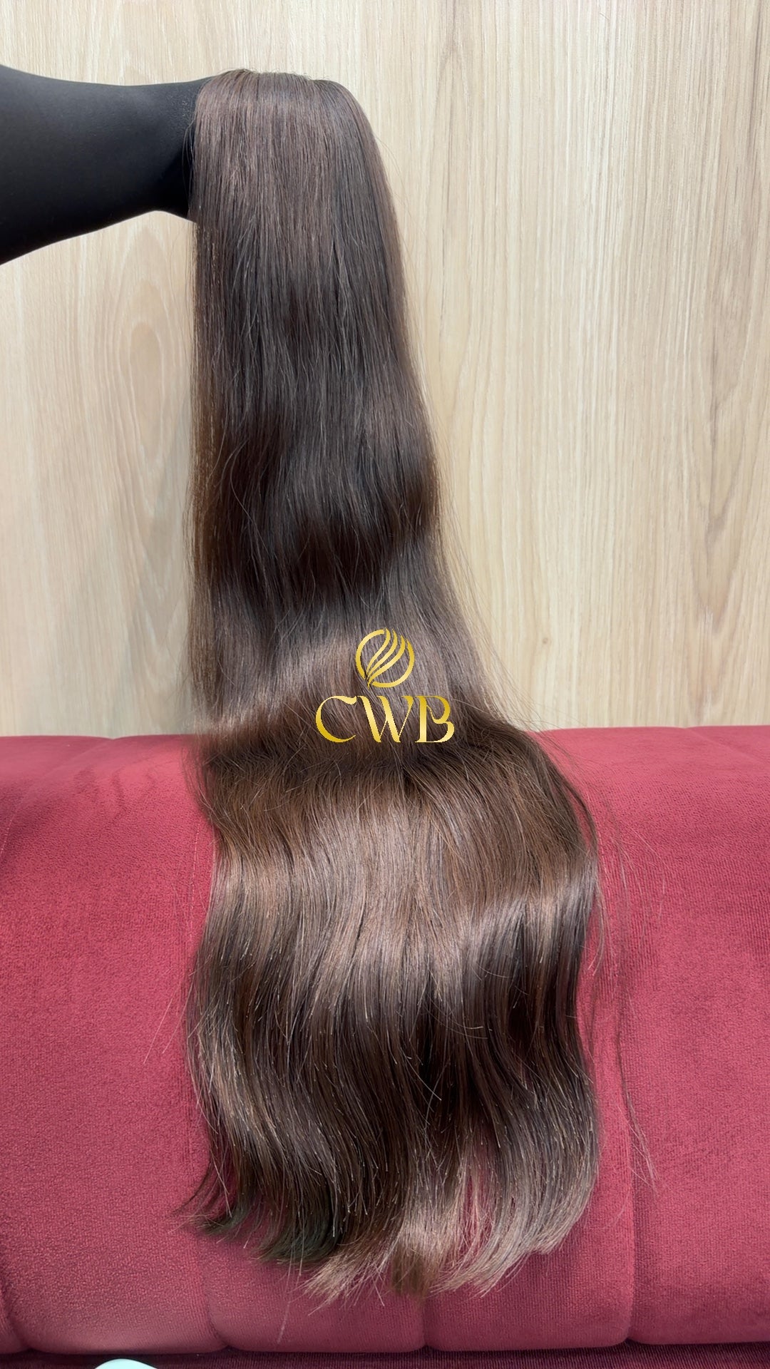 Cabelo Castanho Natural Médio 82cm 145g Brasileiro do Sul