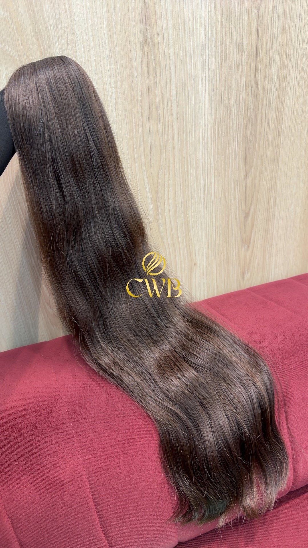 Cabelo Castanho Natural Médio 82cm 145g Brasileiro do Sul