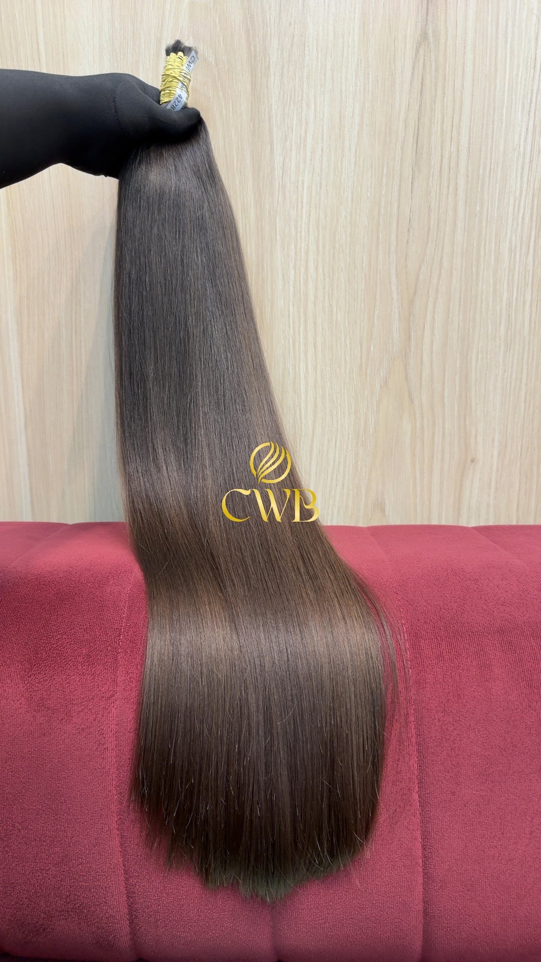 Cabelo Castanho Natural Médio 71cm 143g Brasileiro do Sul