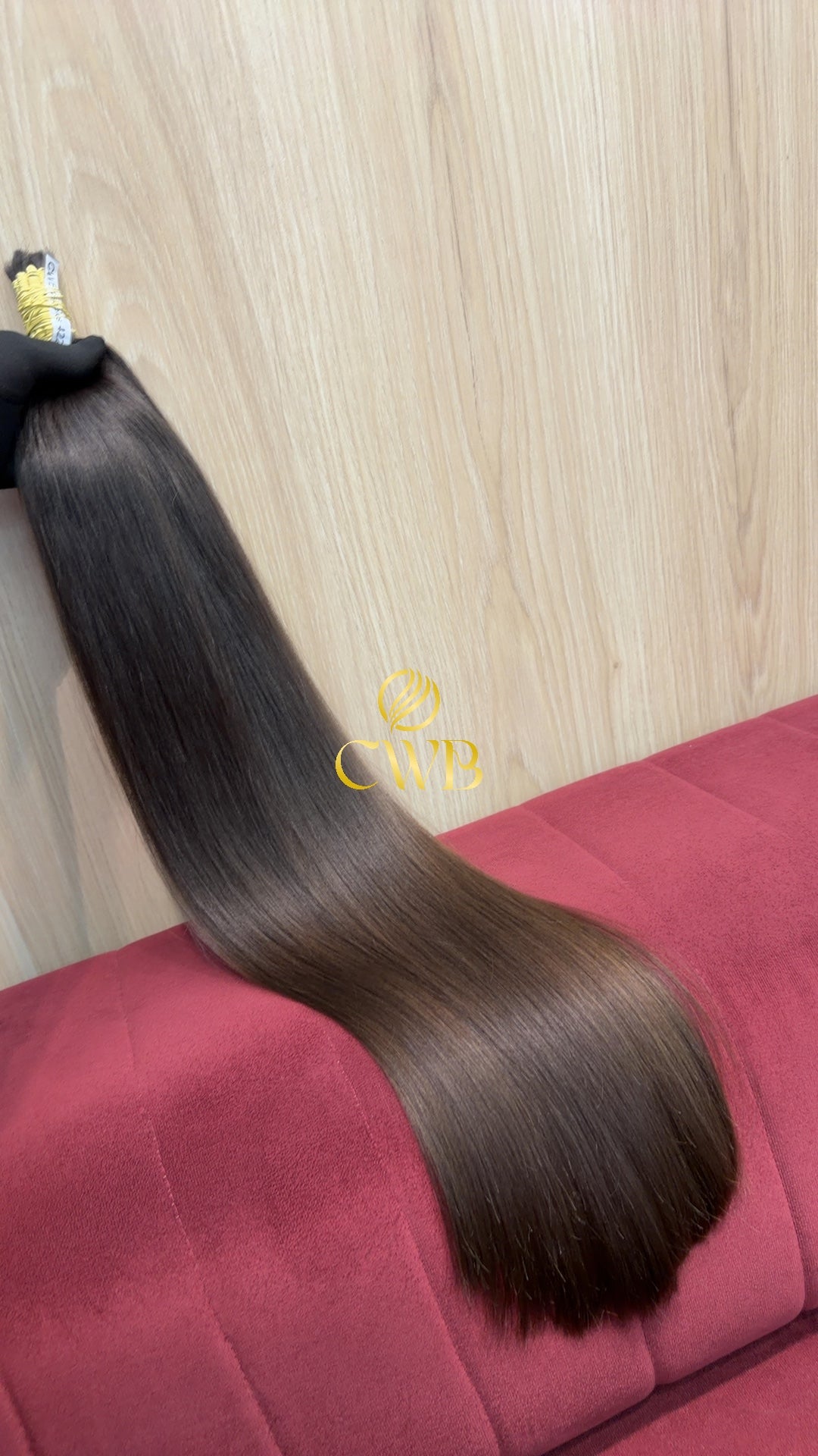 Cabelo Castanho Natural Médio 71cm 143g Brasileiro do Sul