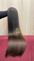 Cabelo Castanho Natural Médio 71cm 143g Brasileiro do Sul