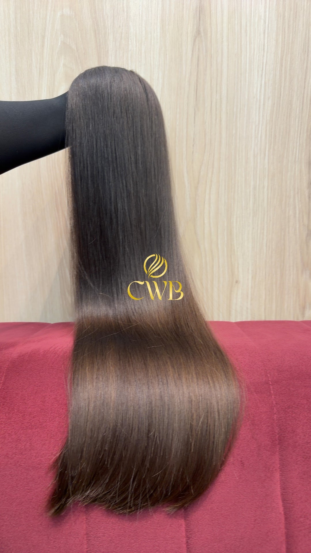 Cabelo Castanho Natural Médio 71cm 143g Brasileiro do Sul