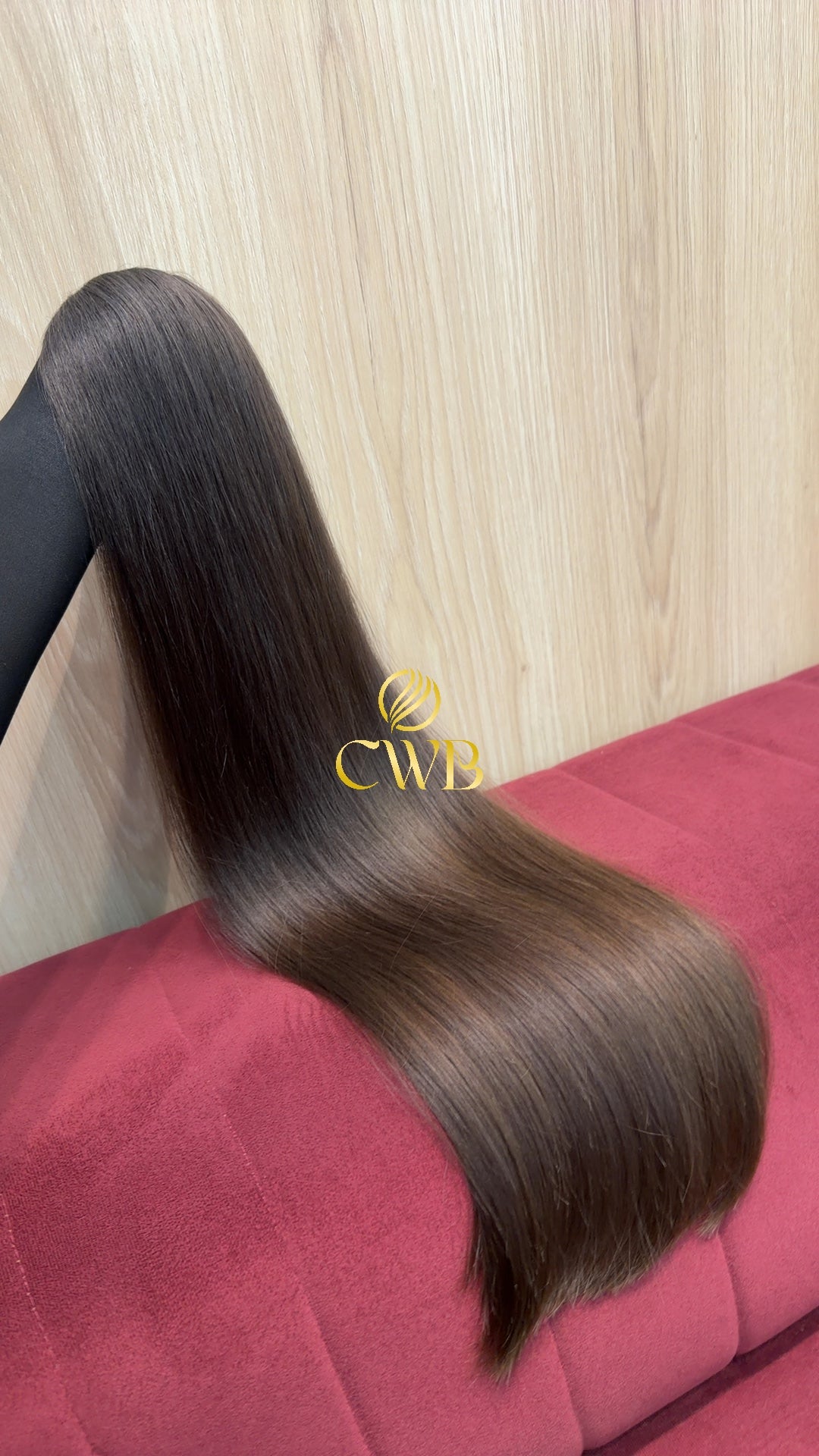 Cabelo Castanho Natural Médio 71cm 143g Brasileiro do Sul