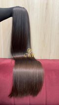 Cabelo Castanho Natural Médio 86cm 202g Brasileiro do Sul