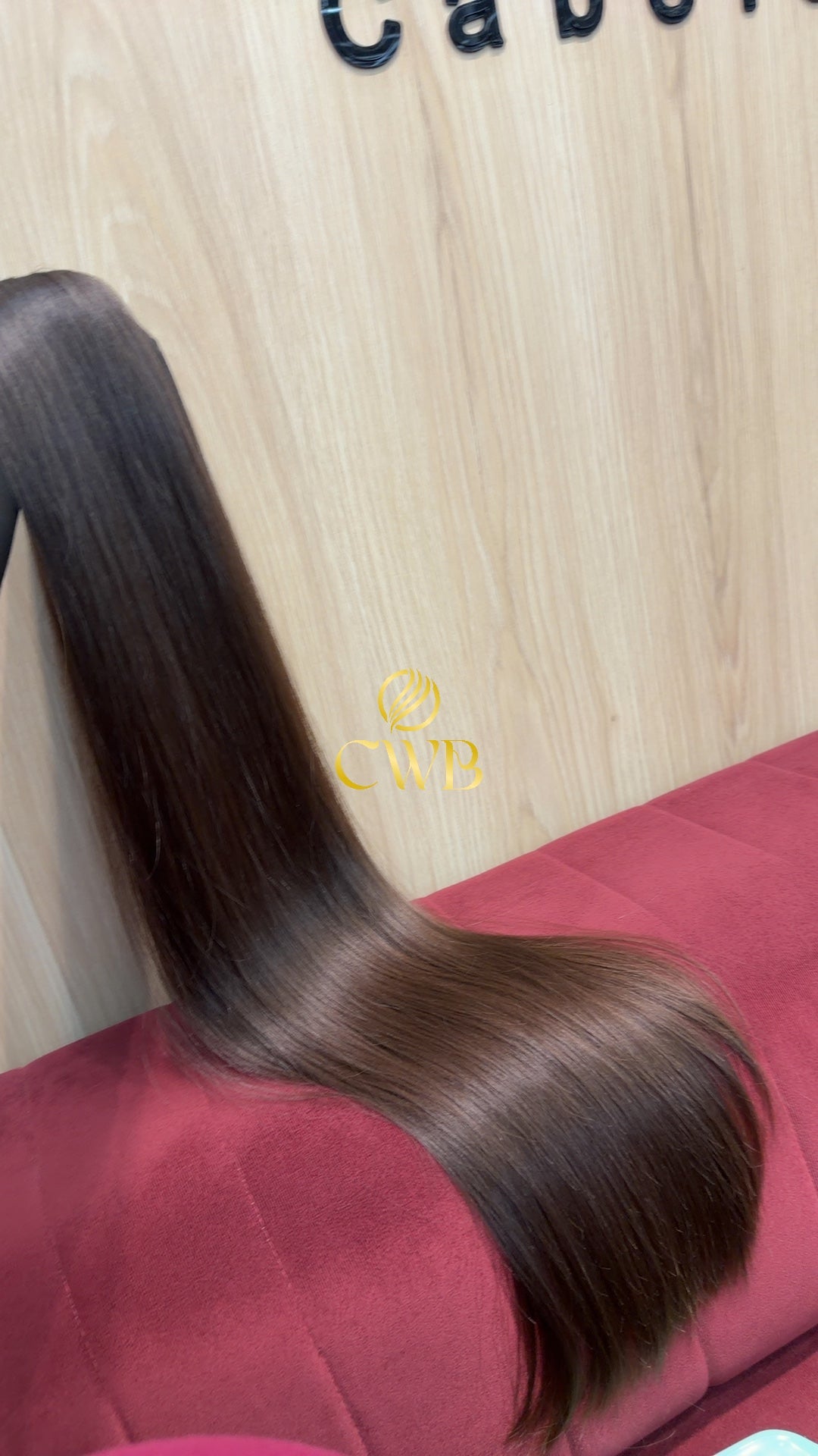 Cabelo Castanho Natural Médio 86cm 202g Brasileiro do Sul