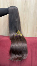 Cabelo Castanho Natural Claro 70cm 123g Brasileiro do Sul