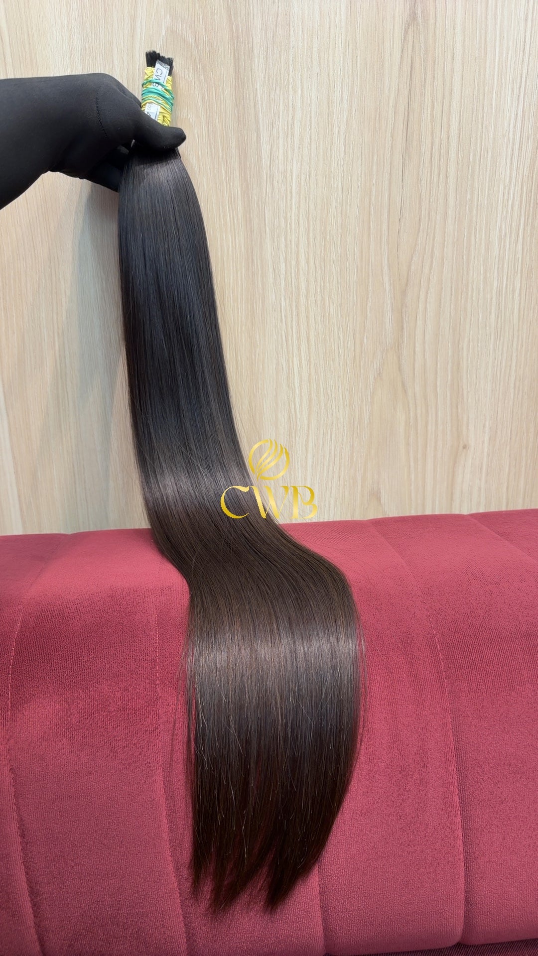 Cabelo Castanho Natural Médio 76cm 127g Brasileiro do Sul