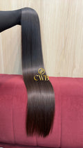 Cabelo Castanho Natural Médio 76cm 127g Brasileiro do Sul