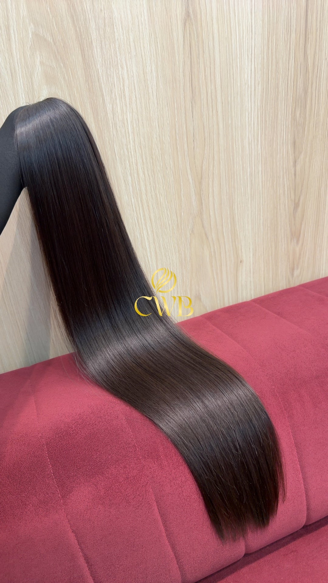 Cabelo Castanho Natural Médio 76cm 127g Brasileiro do Sul