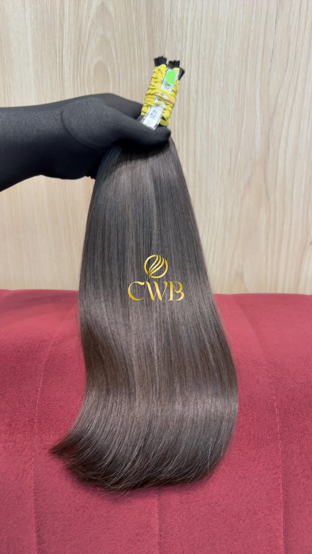 Cabelo Castanho Natural Médio 42cm 98g Brasileiro do Sul