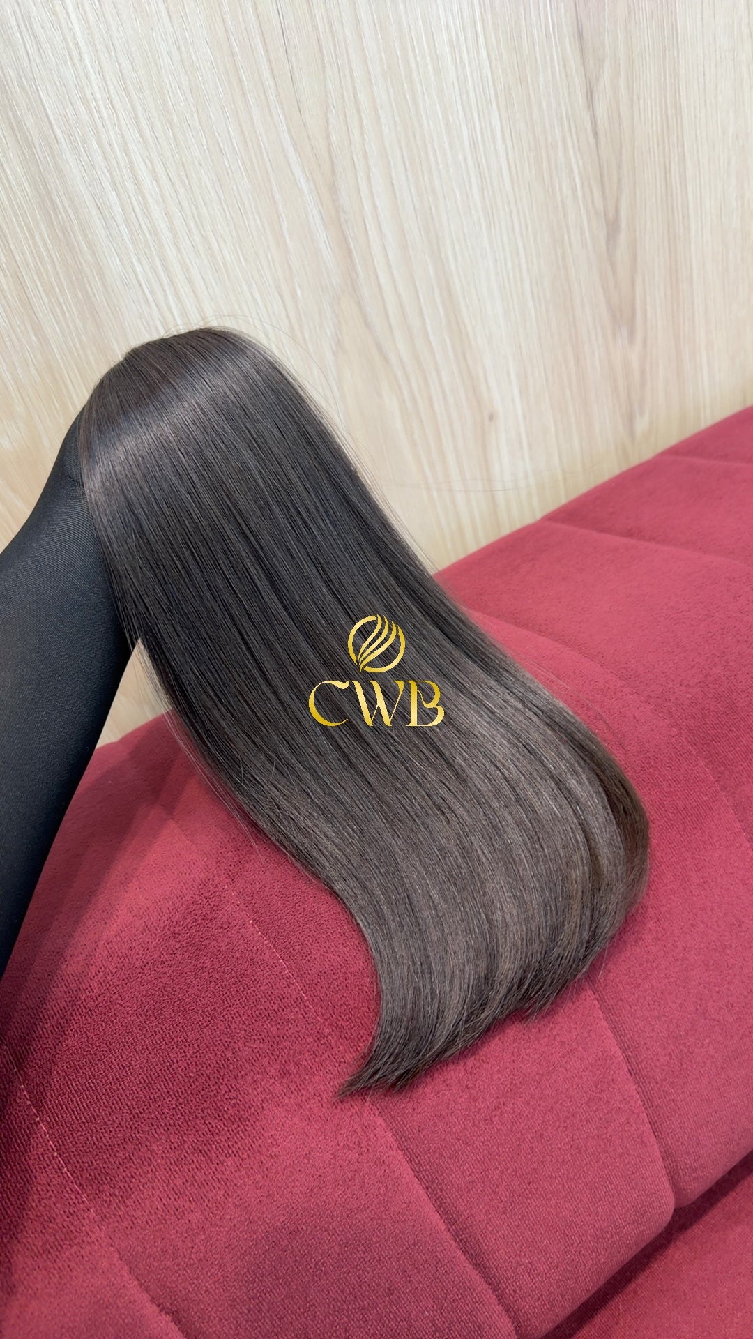 Cabelo Castanho Natural Médio 42cm 98g Brasileiro do Sul