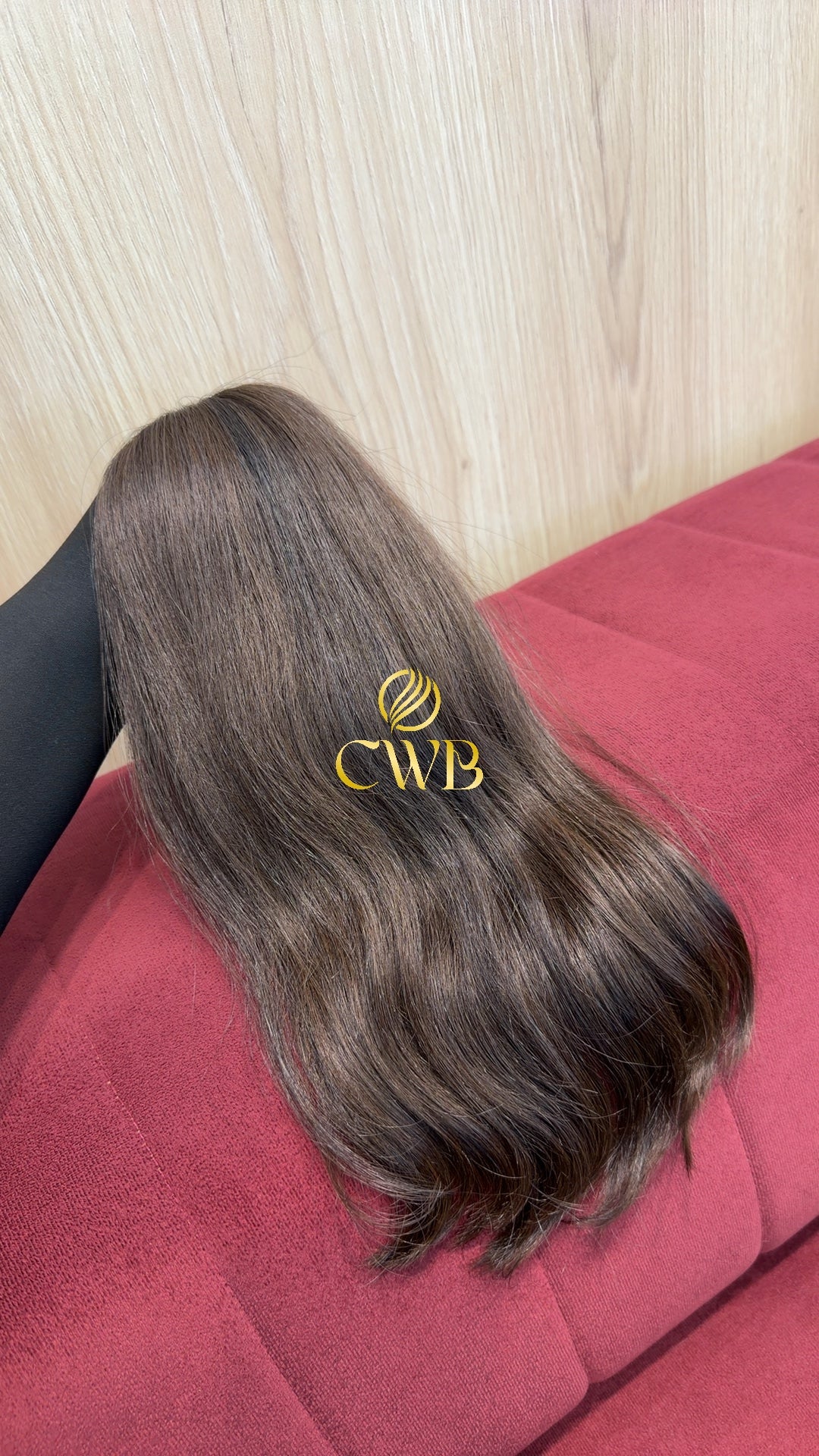 Cabelo Castanho Natural Claro 43cm 97g Brasileiro do Sul