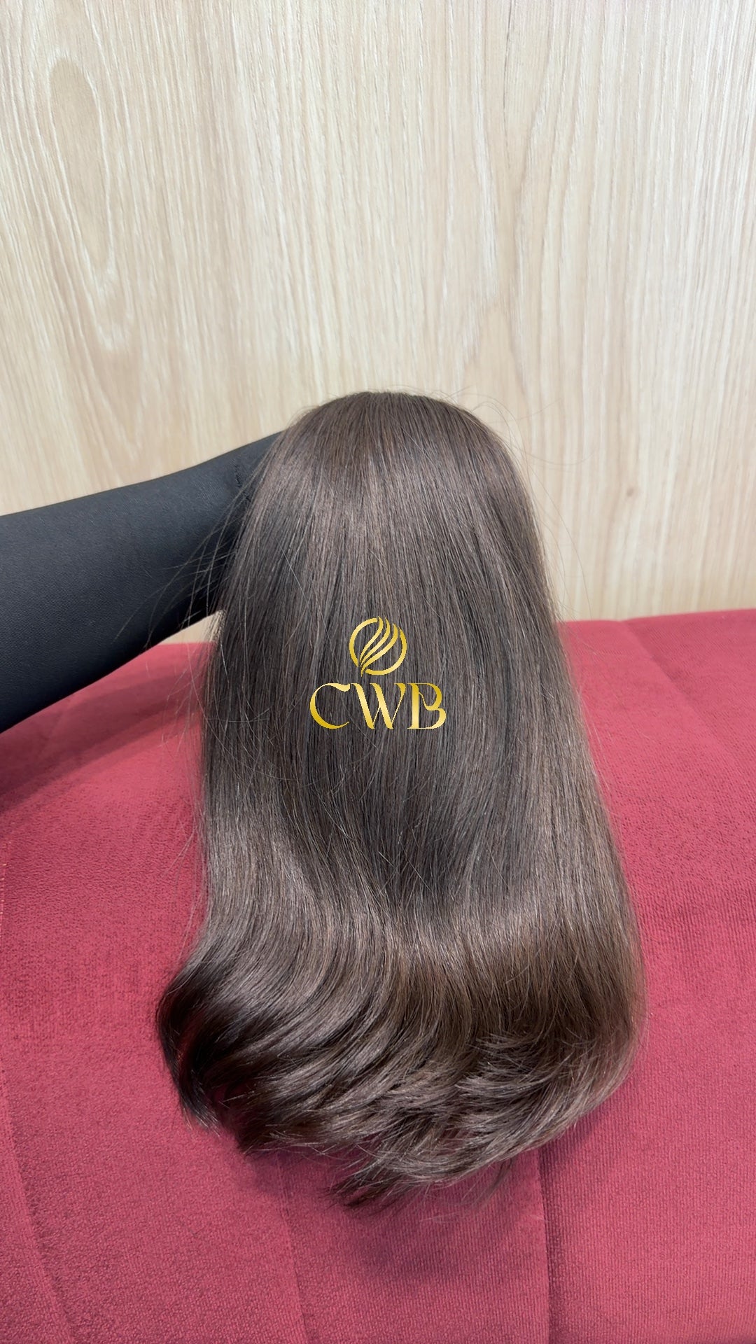 Cabelo Castanho Natural Médio 38cm 145g Brasileiro do Sul