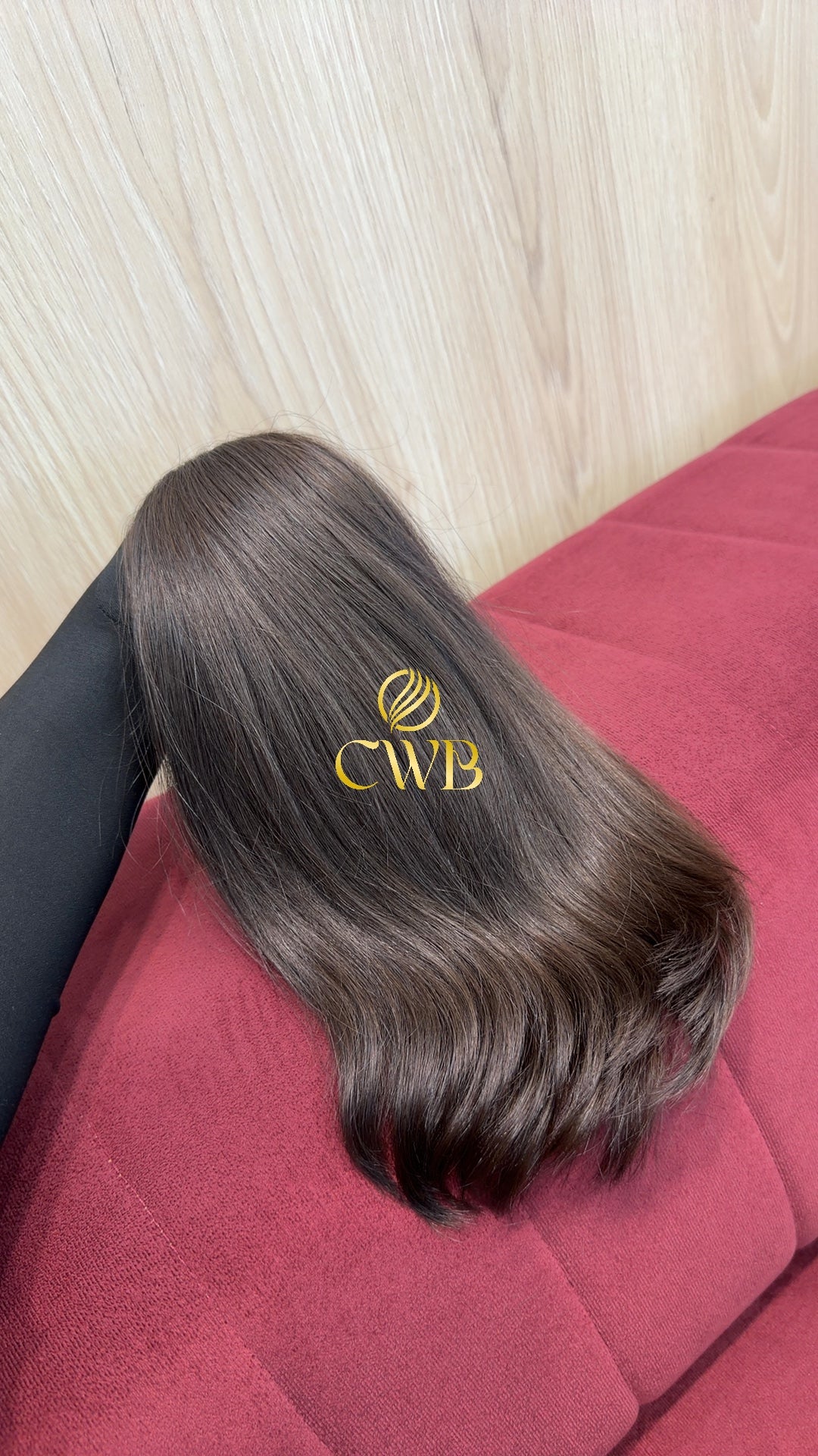 Cabelo Castanho Natural Médio 38cm 145g Brasileiro do Sul