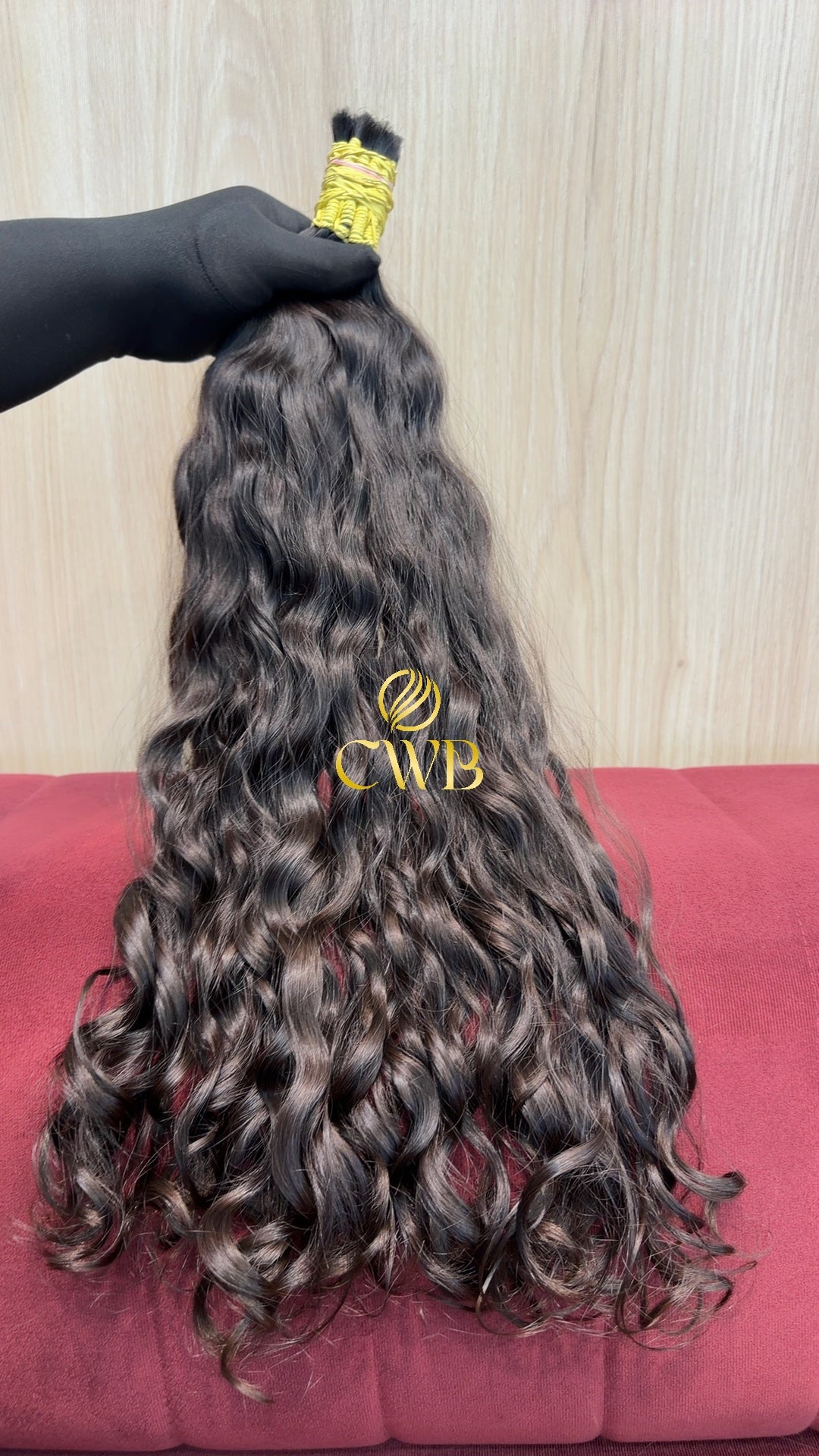Cabelo Castanho Natural Escuro 57cm 245g Brasileiro do Sul