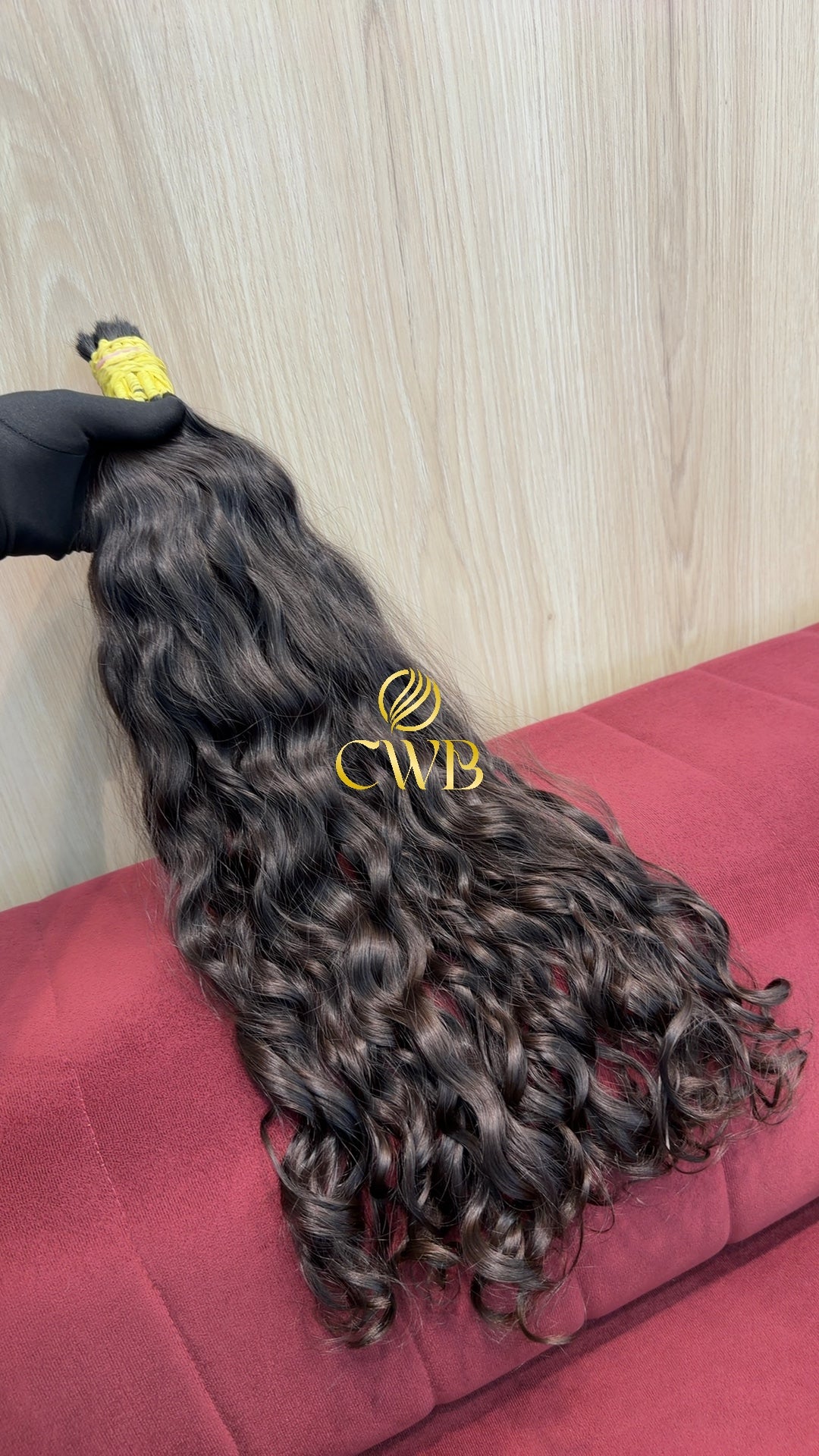 Cabelo Castanho Natural Escuro 57cm 245g Brasileiro do Sul