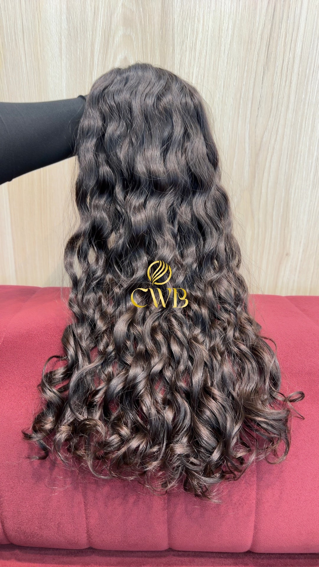 Cabelo Castanho Natural Escuro 57cm 245g Brasileiro do Sul