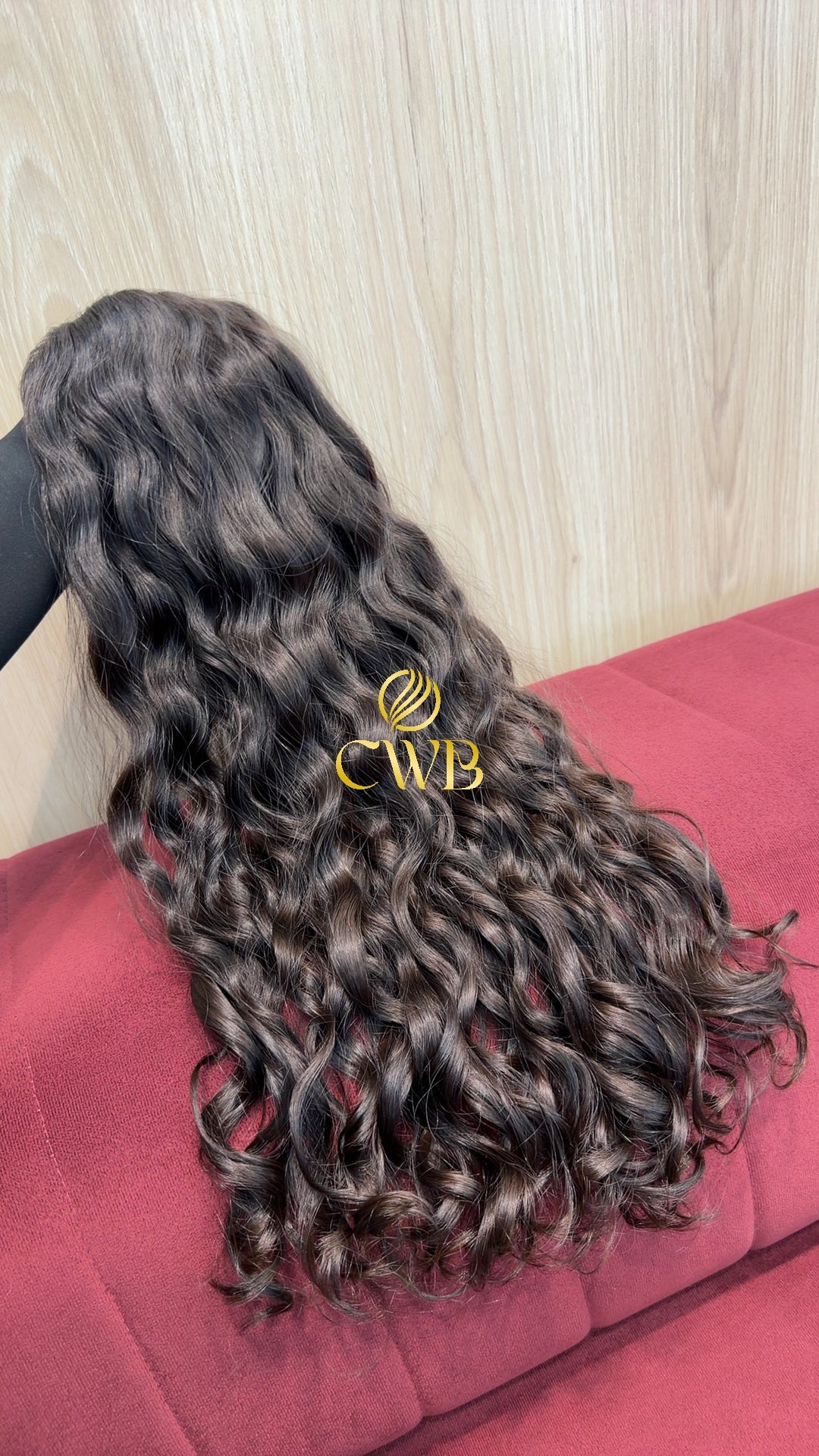 Cabelo Castanho Natural Escuro 57cm 245g Brasileiro do Sul