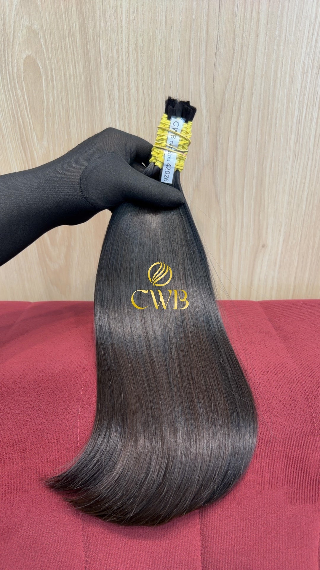 Cabelo Castanho Natural Escuro 41cm 122g Brasileiro do Sul
