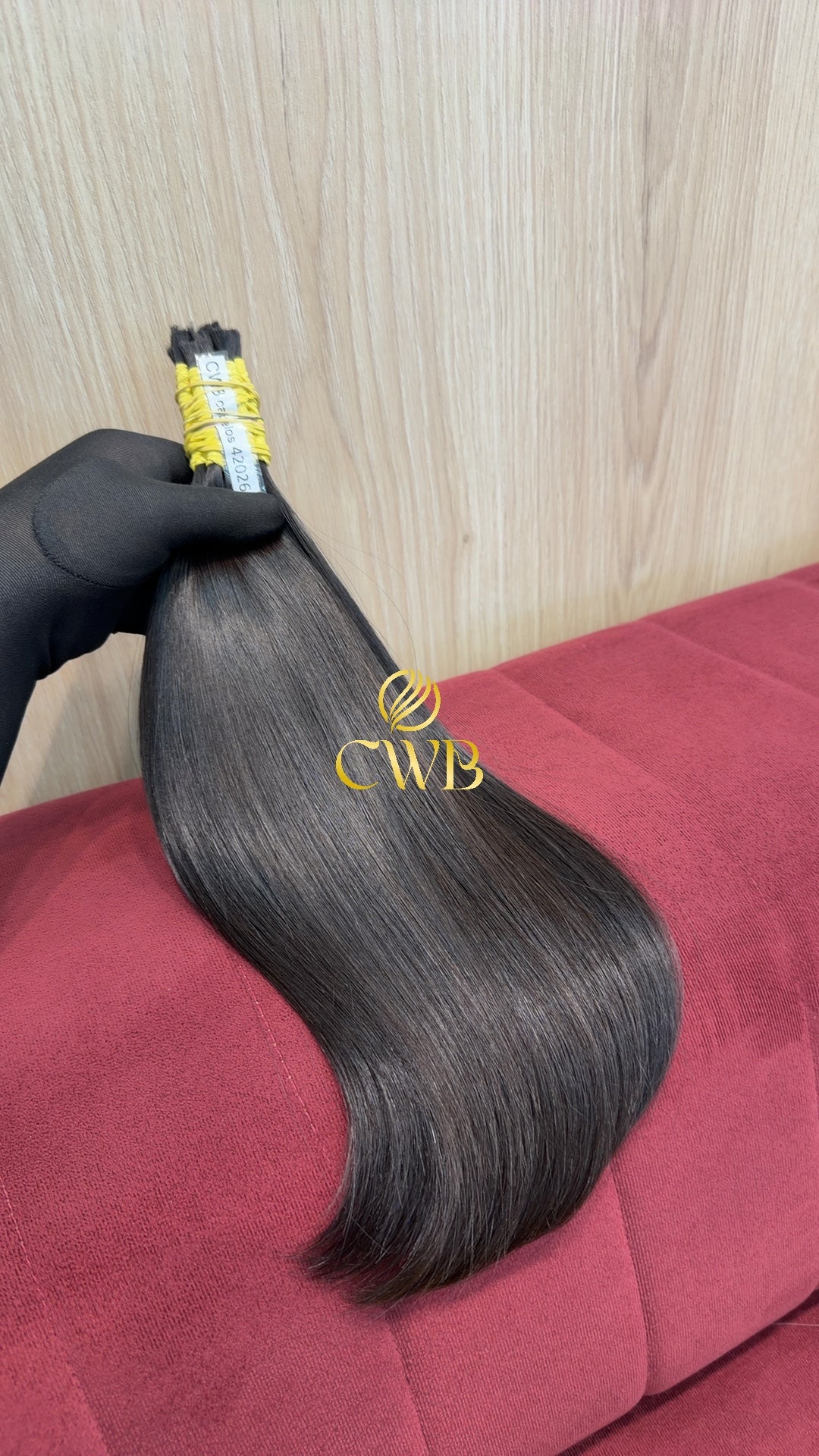 Cabelo Castanho Natural Escuro 41cm 122g Brasileiro do Sul