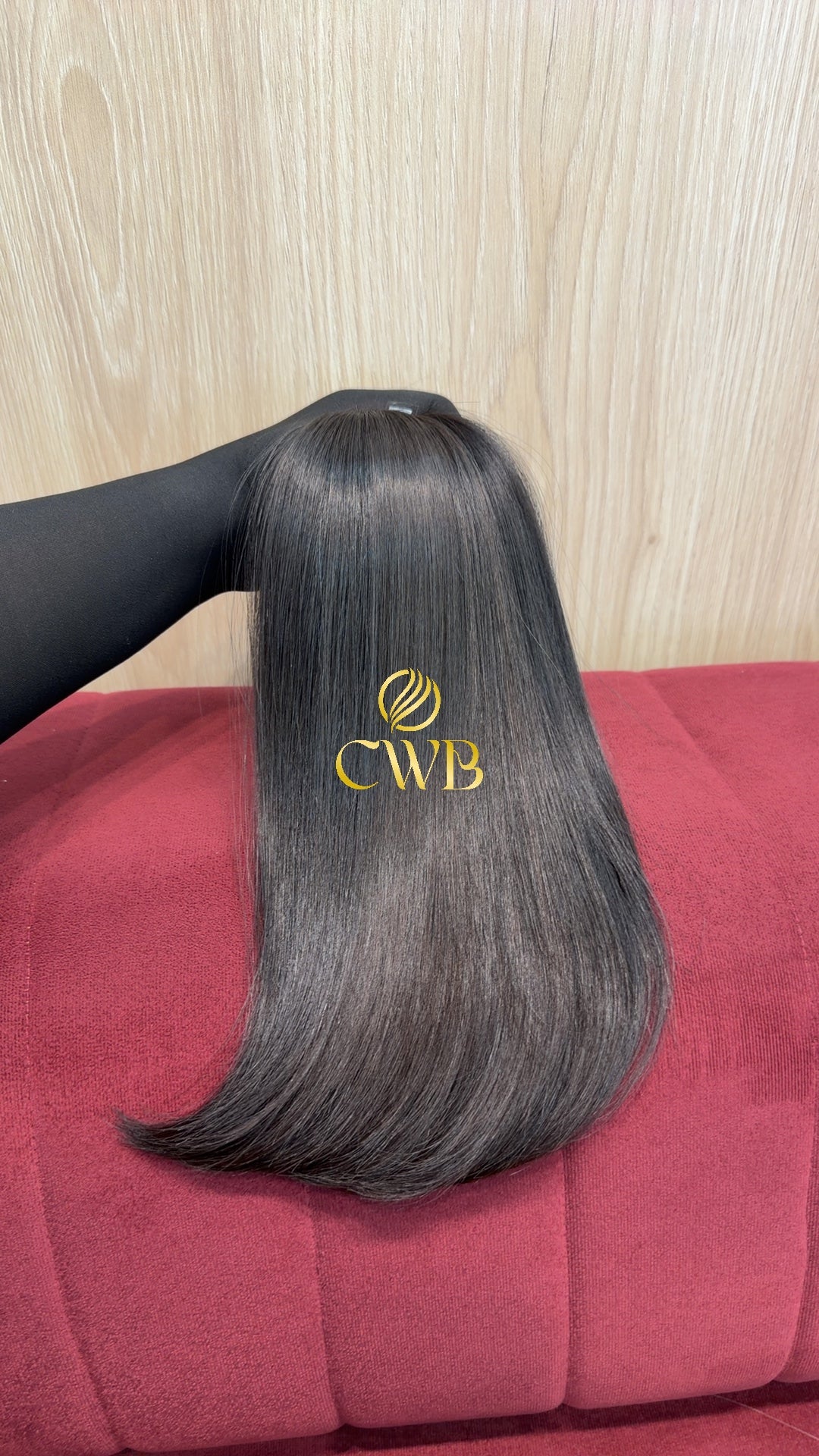 Cabelo Castanho Natural Escuro 41cm 122g Brasileiro do Sul