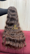 Cabelo Castanho Natural Médio 74cm 118g Brasileiro do Sul