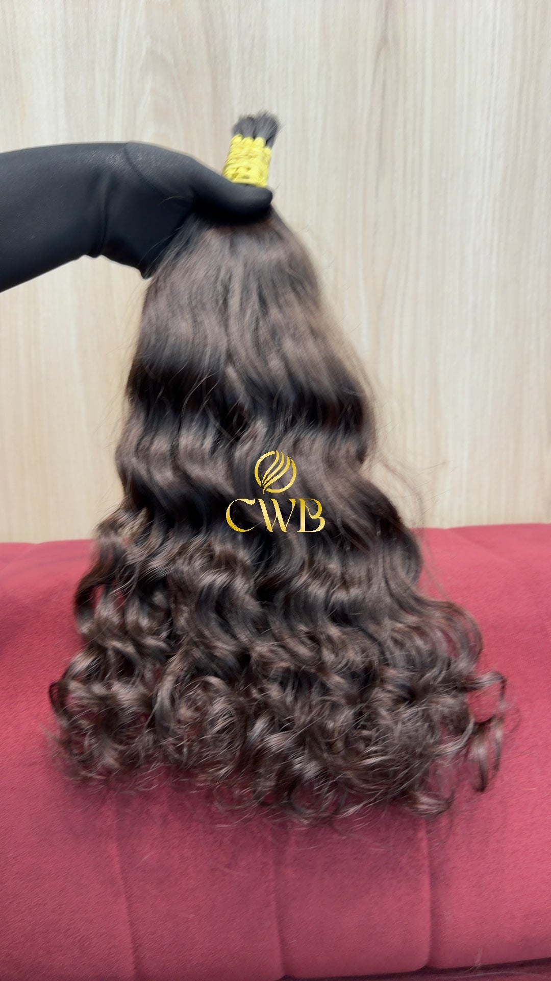 Cabelo Castanho Natural Escuro 48cm 166g Brasileiro do Sul