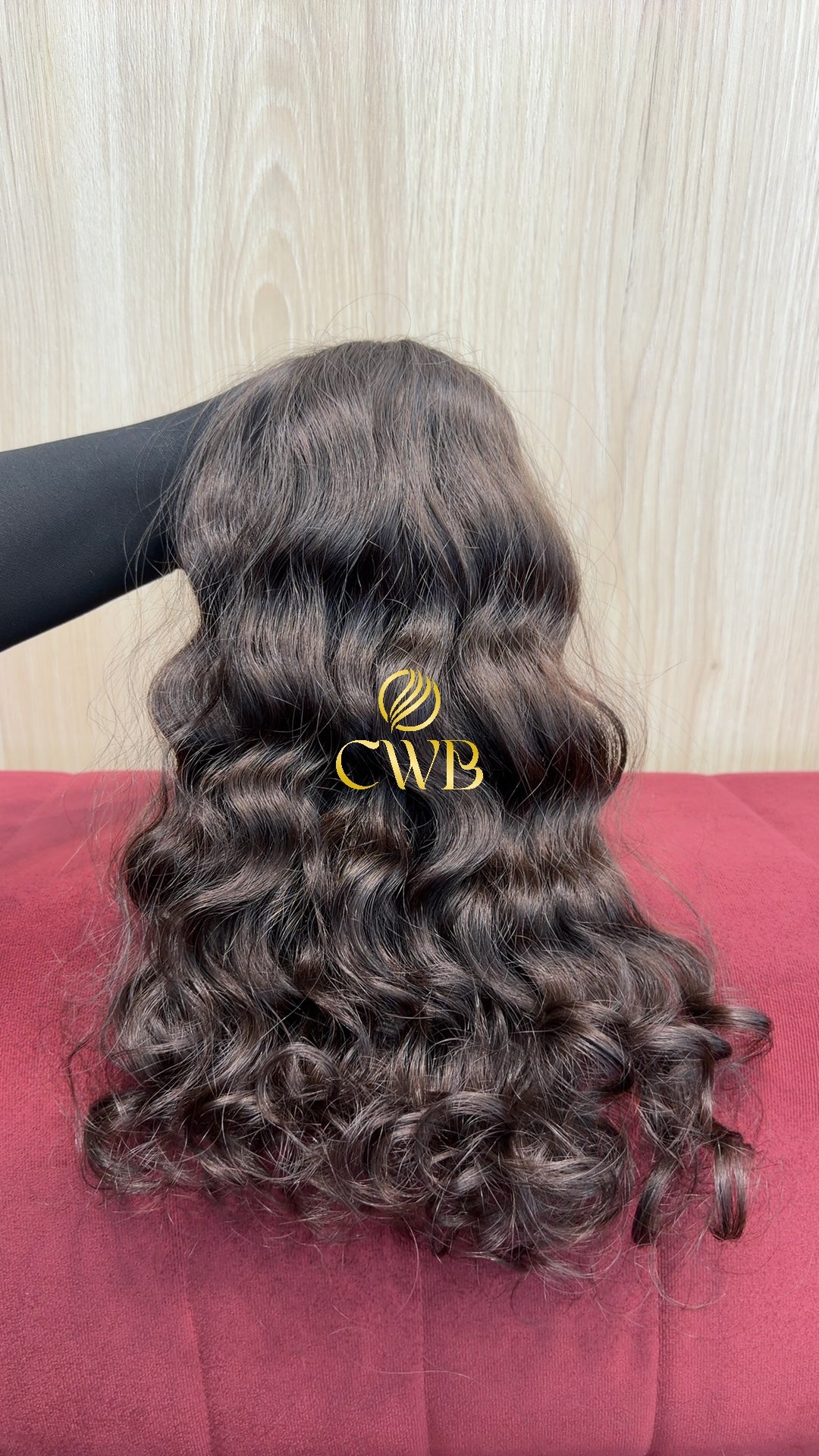 Cabelo Castanho Natural Escuro 48cm 166g Brasileiro do Sul