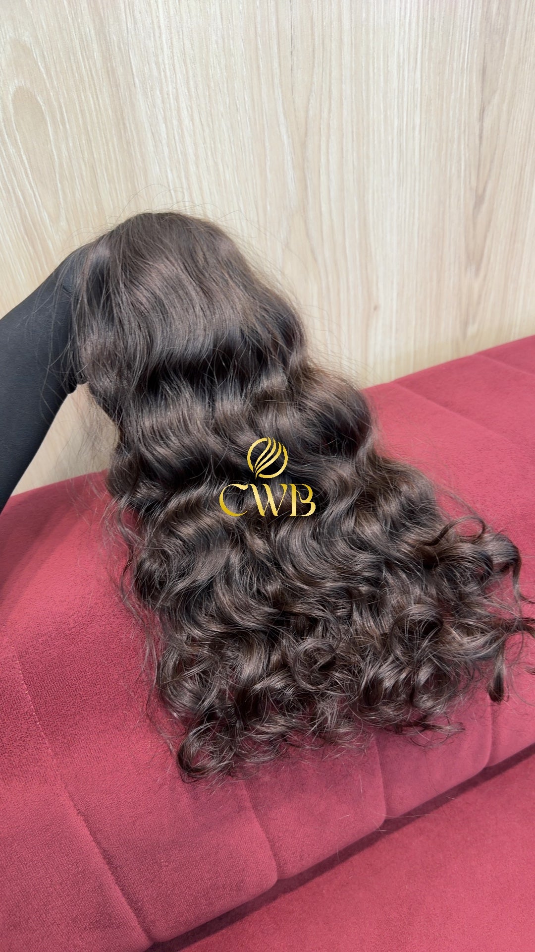 Cabelo Castanho Natural Escuro 48cm 166g Brasileiro do Sul