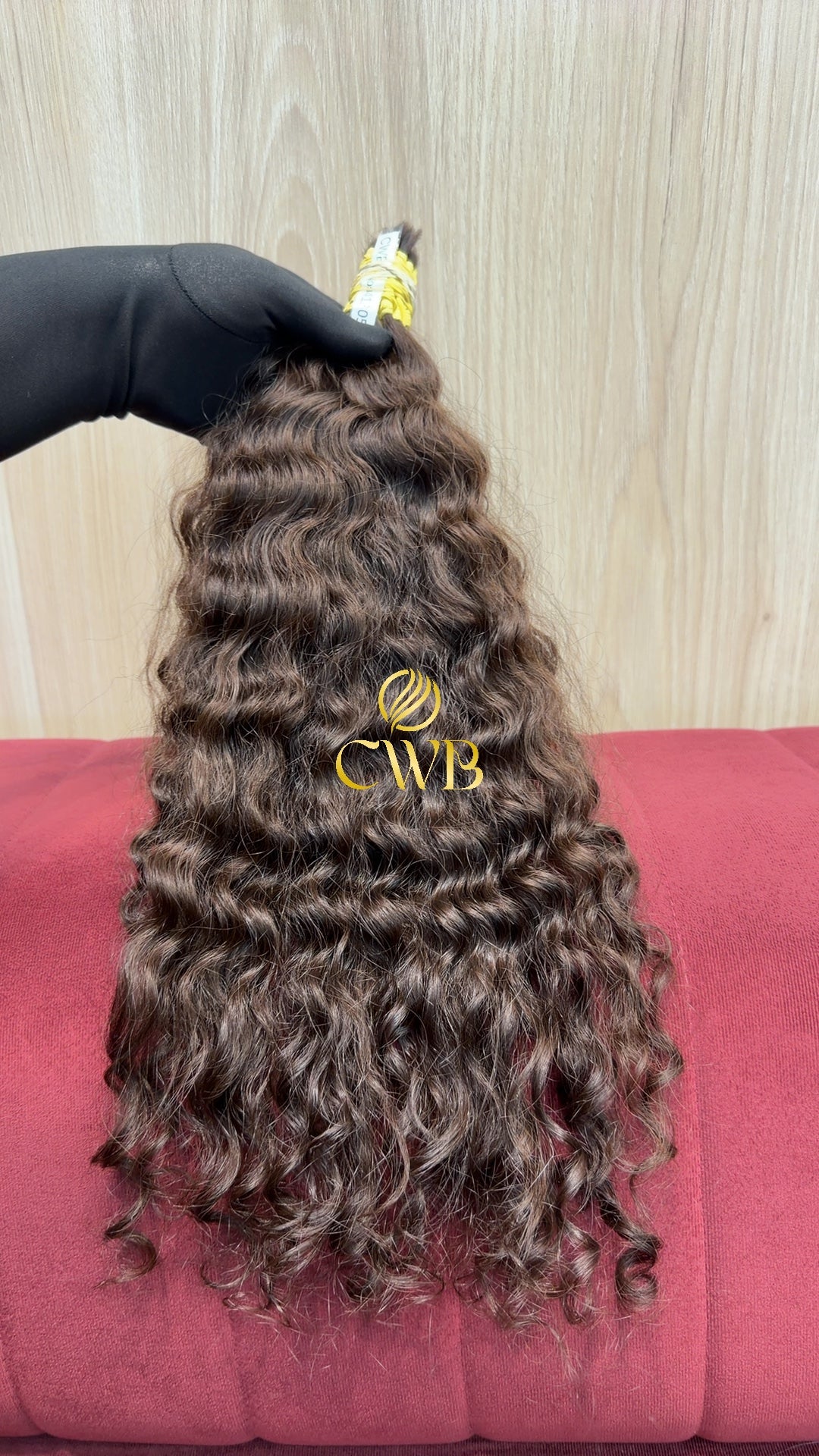 Cabelo Castanho Natural Claro 50cm 103g Brasileiro do Sul