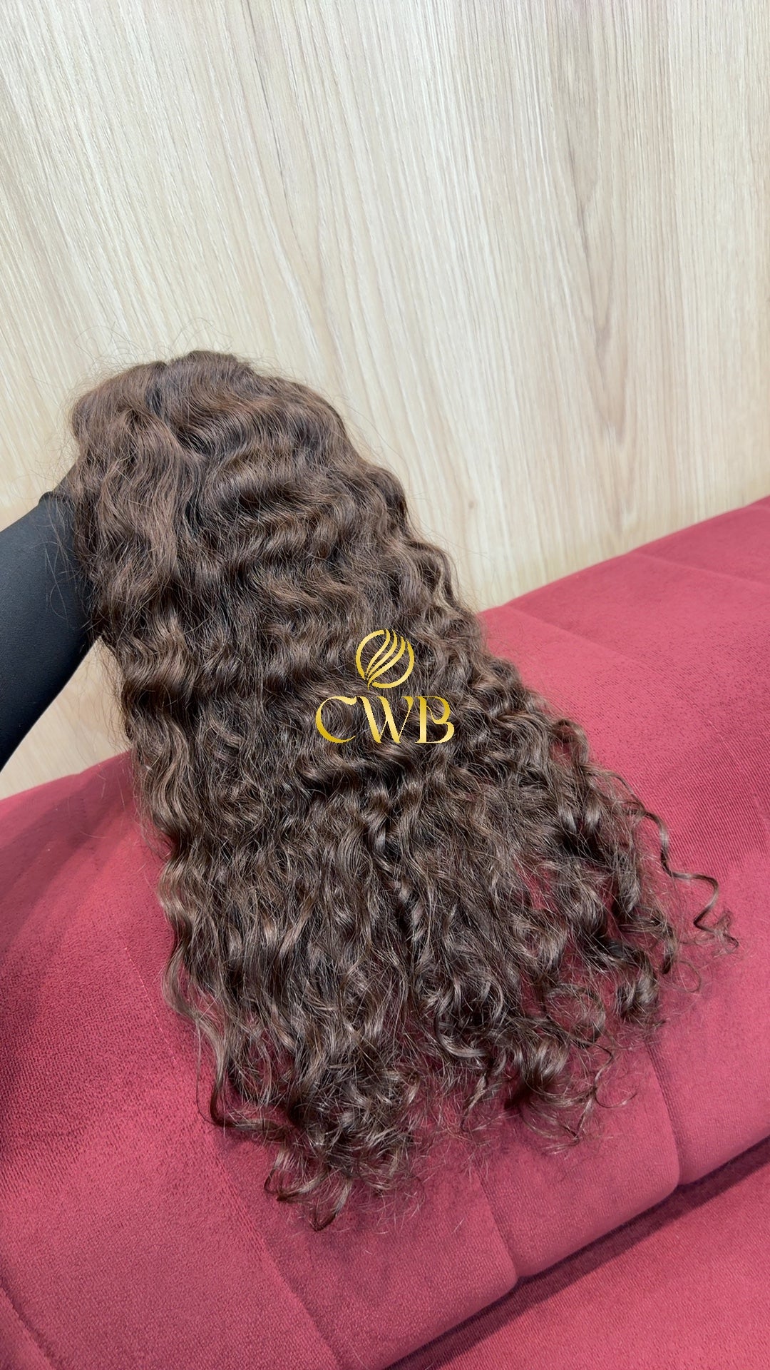 Cabelo Castanho Natural Claro 50cm 103g Brasileiro do Sul