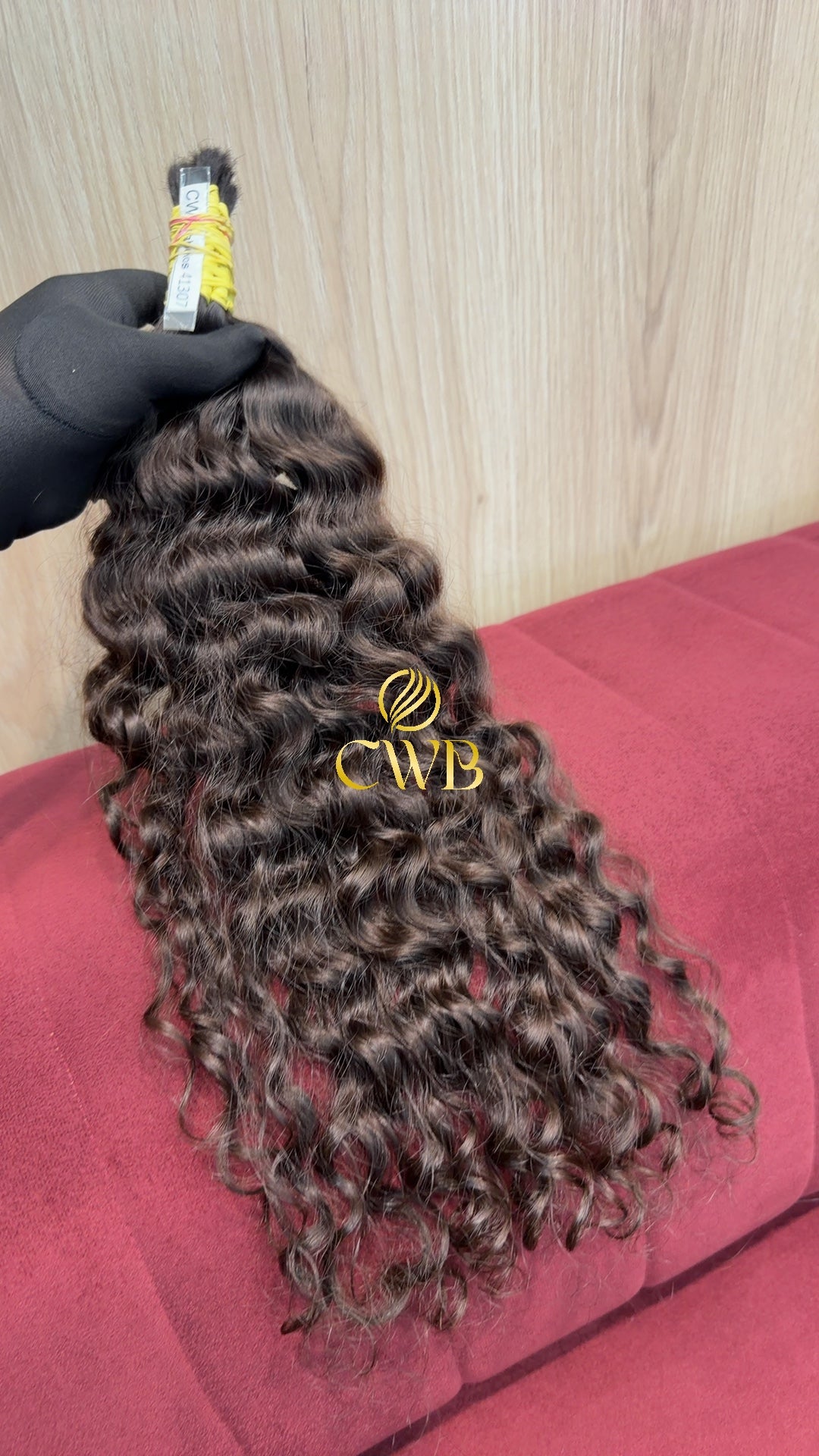 Cabelo Castanho Natural Claro 48cm 101g Brasileiro do Sul