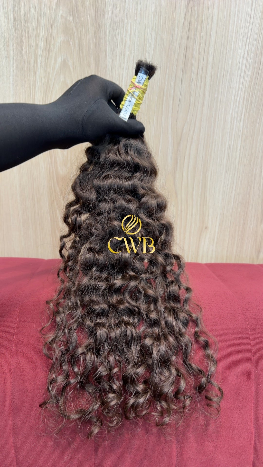 Cabelo Castanho Natural Claro 48cm 101g Brasileiro do Sul