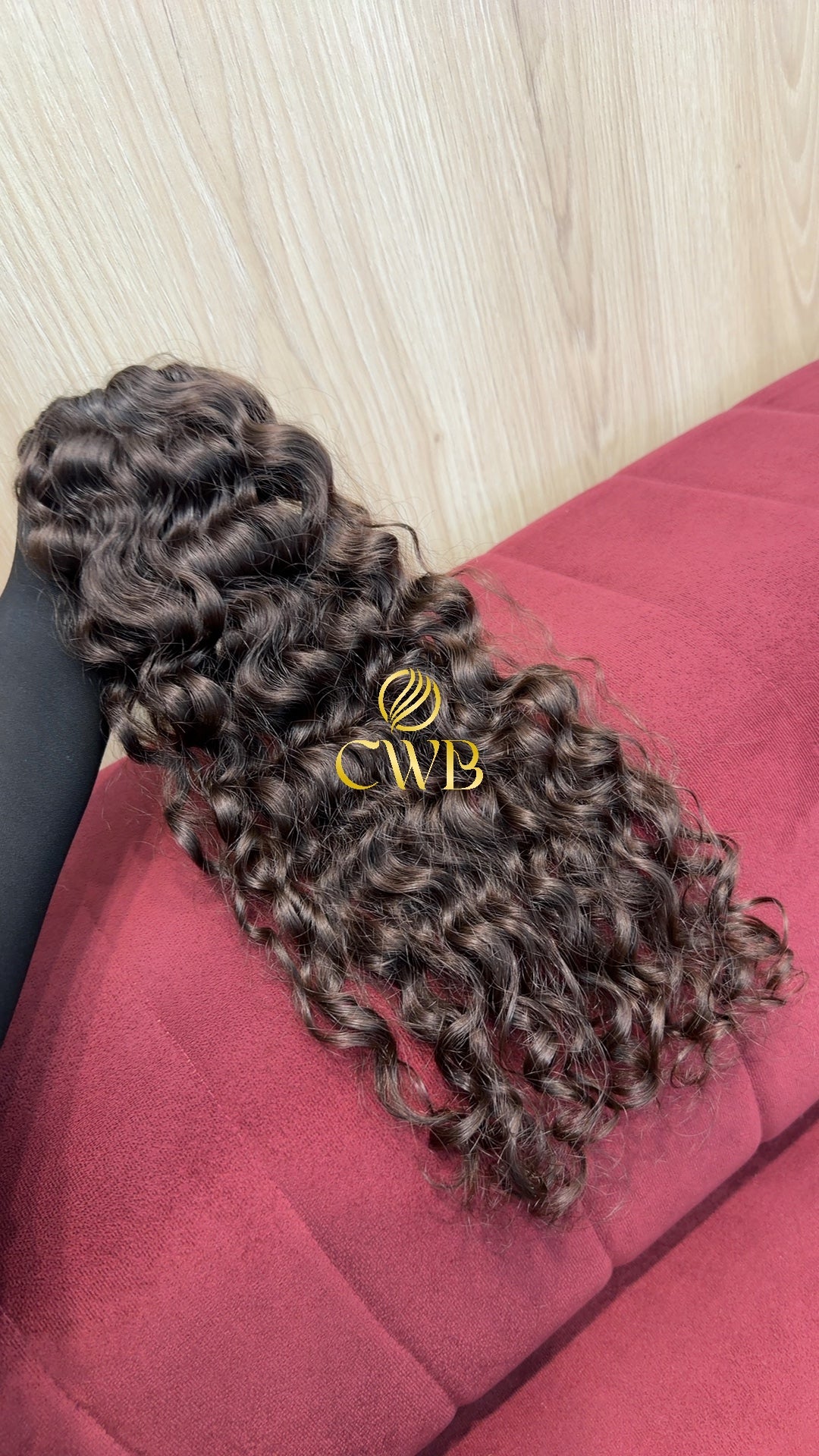 Cabelo Castanho Natural Claro 48cm 101g Brasileiro do Sul