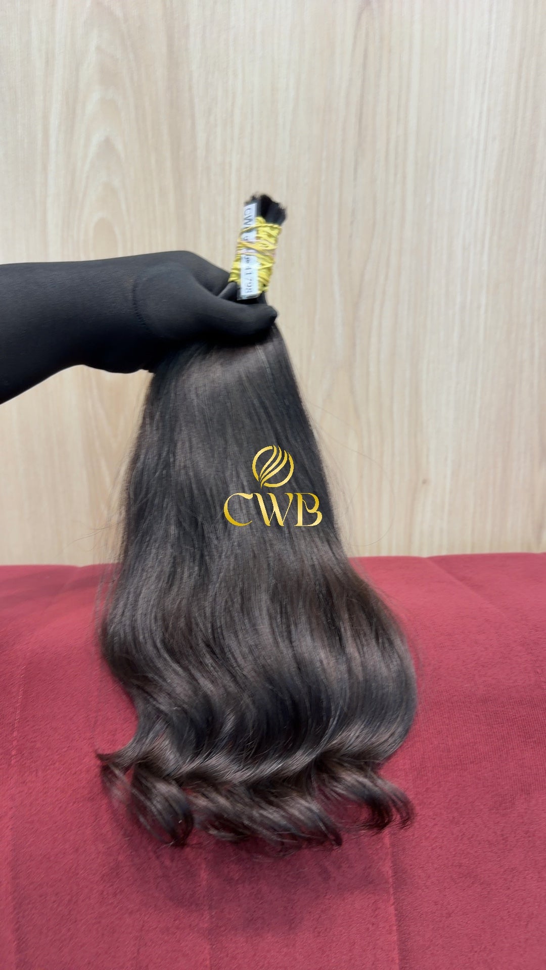 Cabelo Castanho Natural Escuro 41cm 94g Brasileiro do Sul