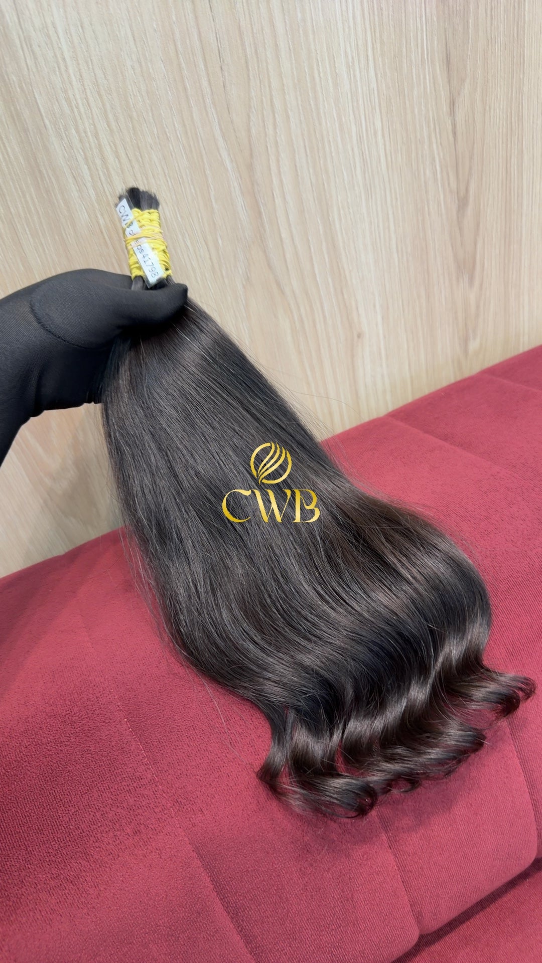 Cabelo Castanho Natural Escuro 41cm 94g Brasileiro do Sul