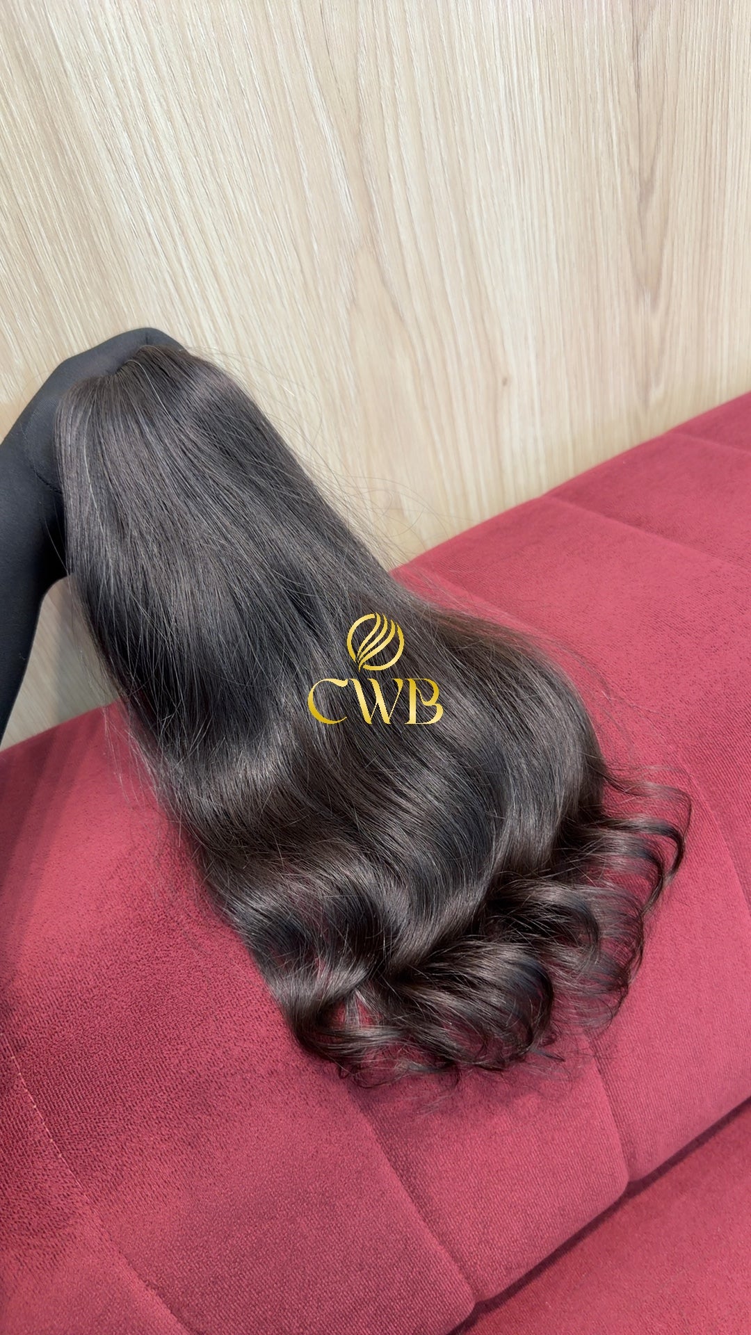 Cabelo Castanho Natural Escuro 41cm 94g Brasileiro do Sul