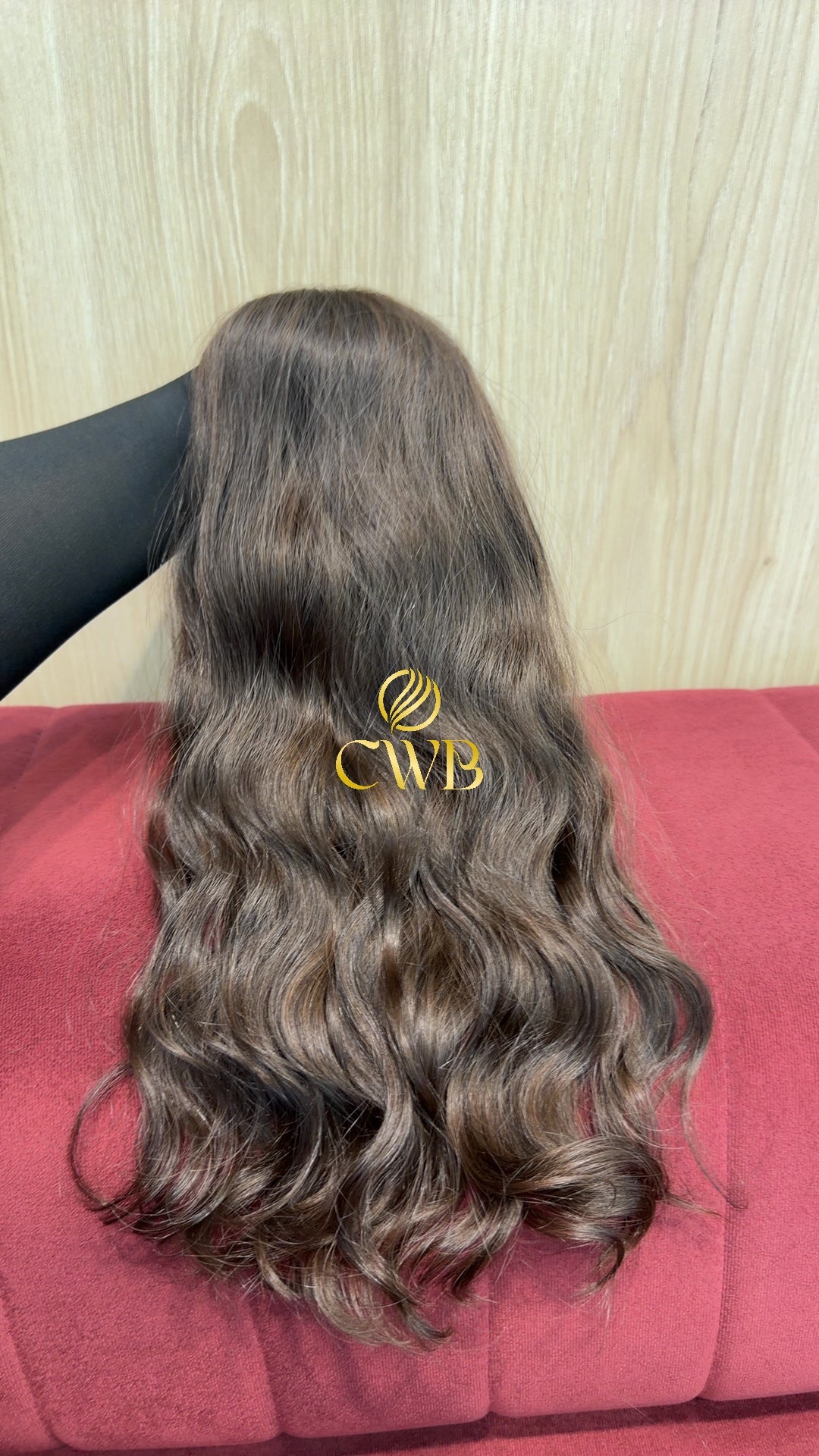 Cabelo Castanho Natural Médio 51cm 145g Brasileiro do Sul