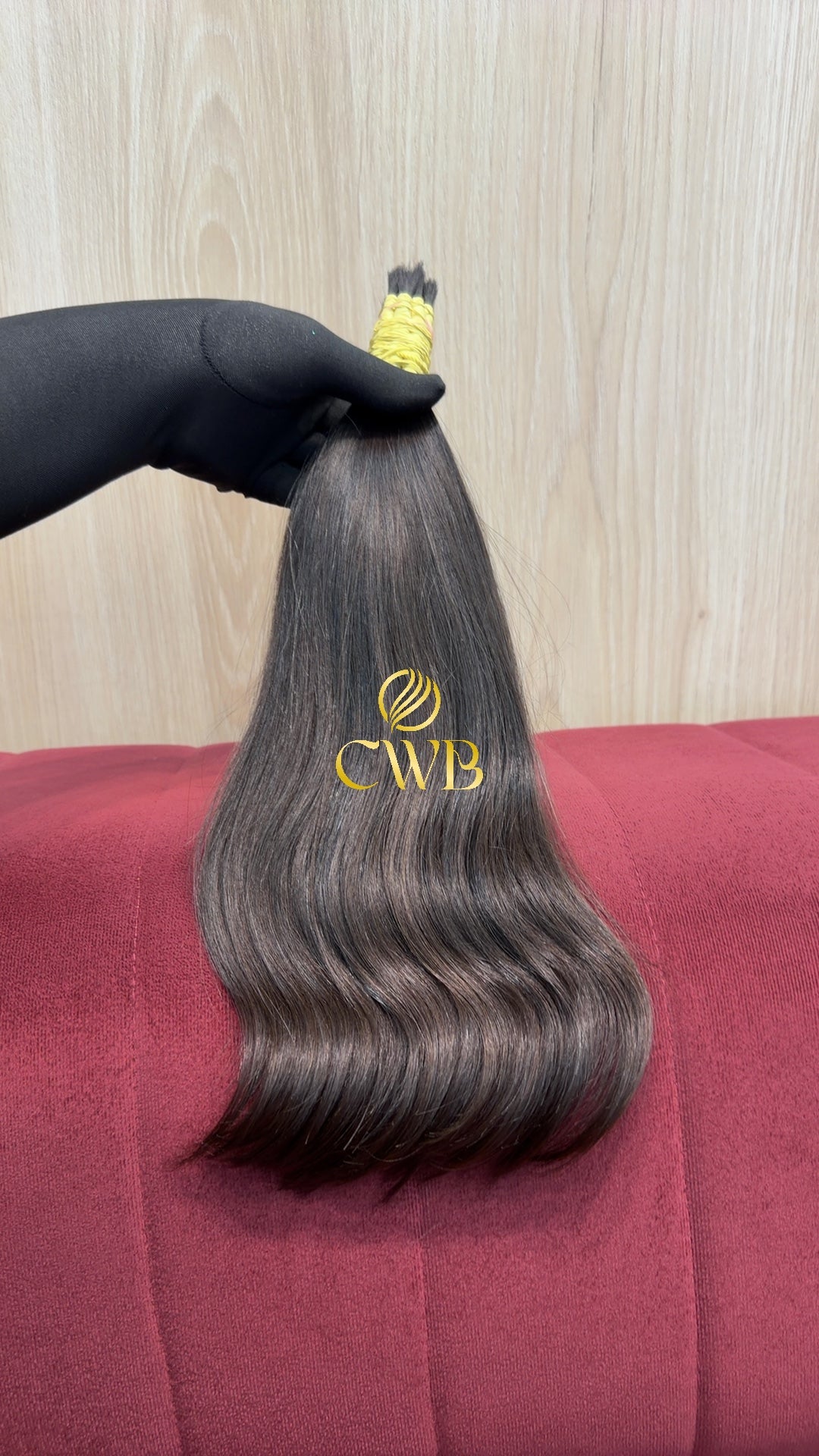 Cabelo Castanho Natural Escuro 41cm 105g Brasileiro do Sul