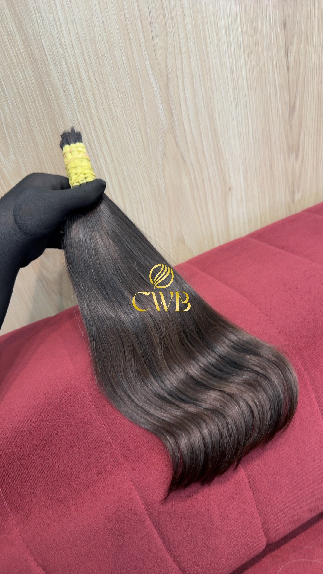 Cabelo Castanho Natural Escuro 41cm 105g Brasileiro do Sul