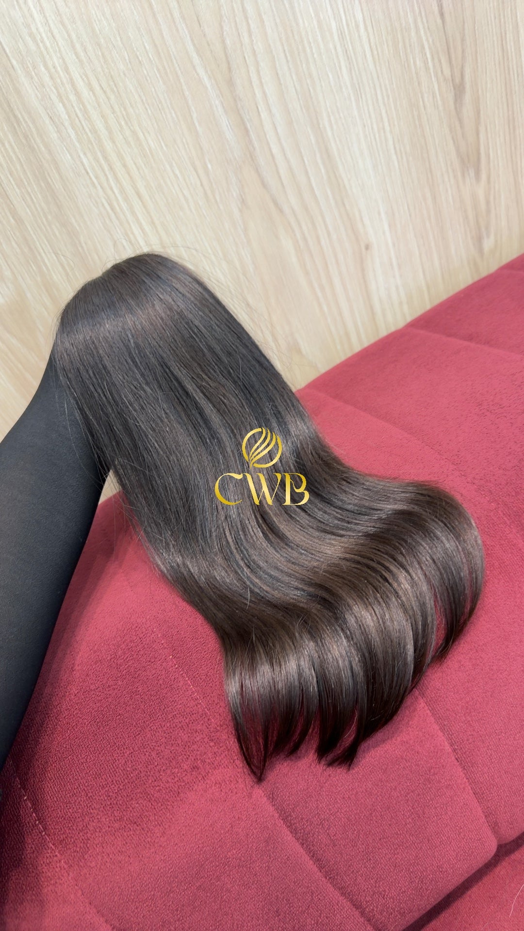 Cabelo Castanho Natural Escuro 41cm 105g Brasileiro do Sul