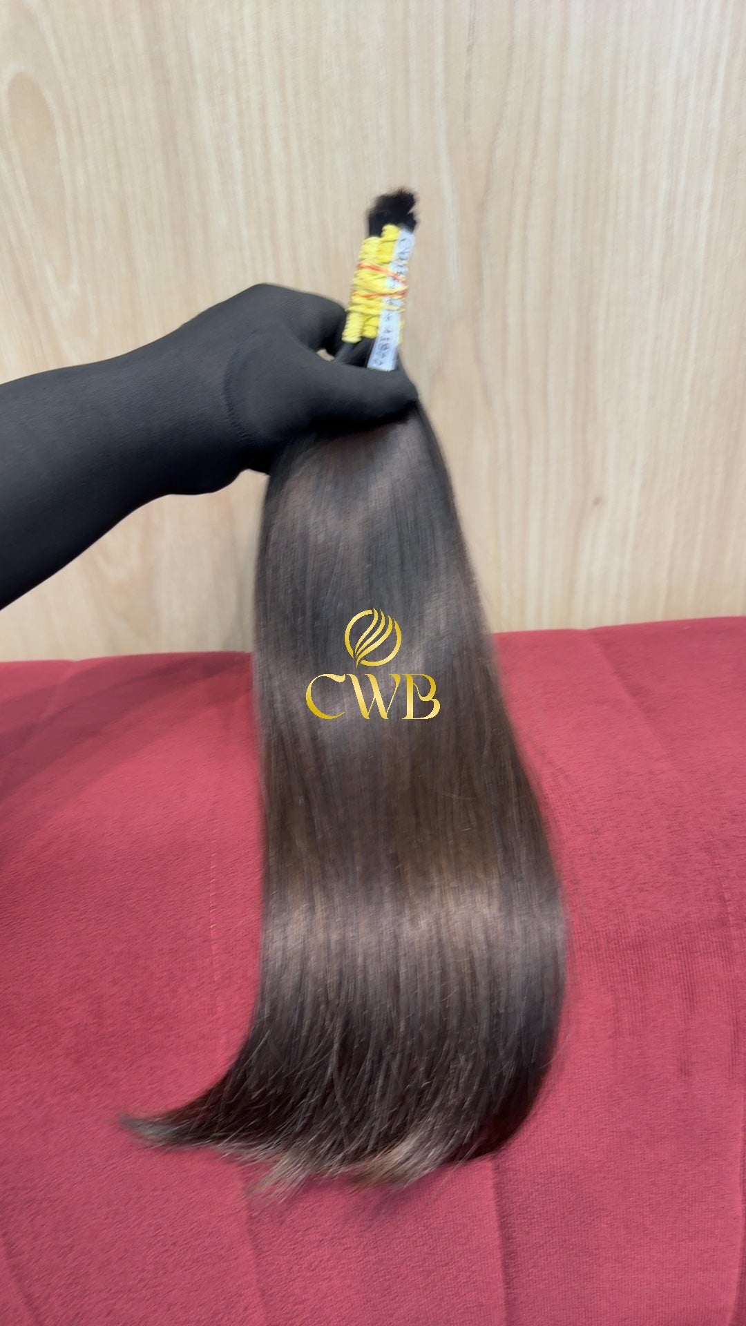 Cabelo Castanho Natural Médio 45cm 58g Brasileiro do Sul