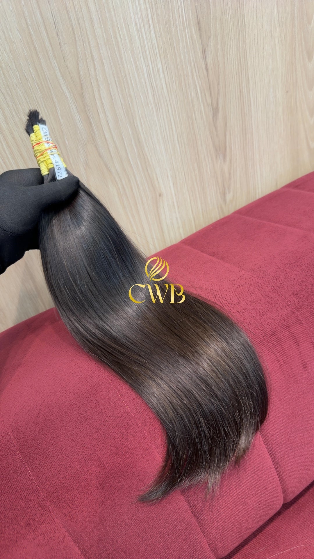 Cabelo Castanho Natural Médio 45cm 58g Brasileiro do Sul