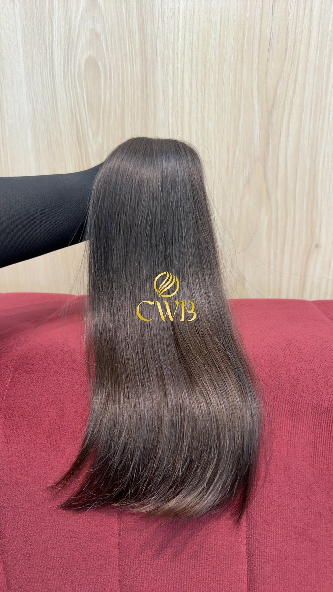 Cabelo Castanho Natural Médio 45cm 58g Brasileiro do Sul