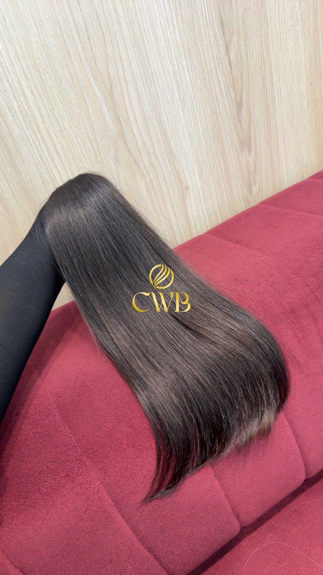 Cabelo Castanho Natural Médio 45cm 58g Brasileiro do Sul